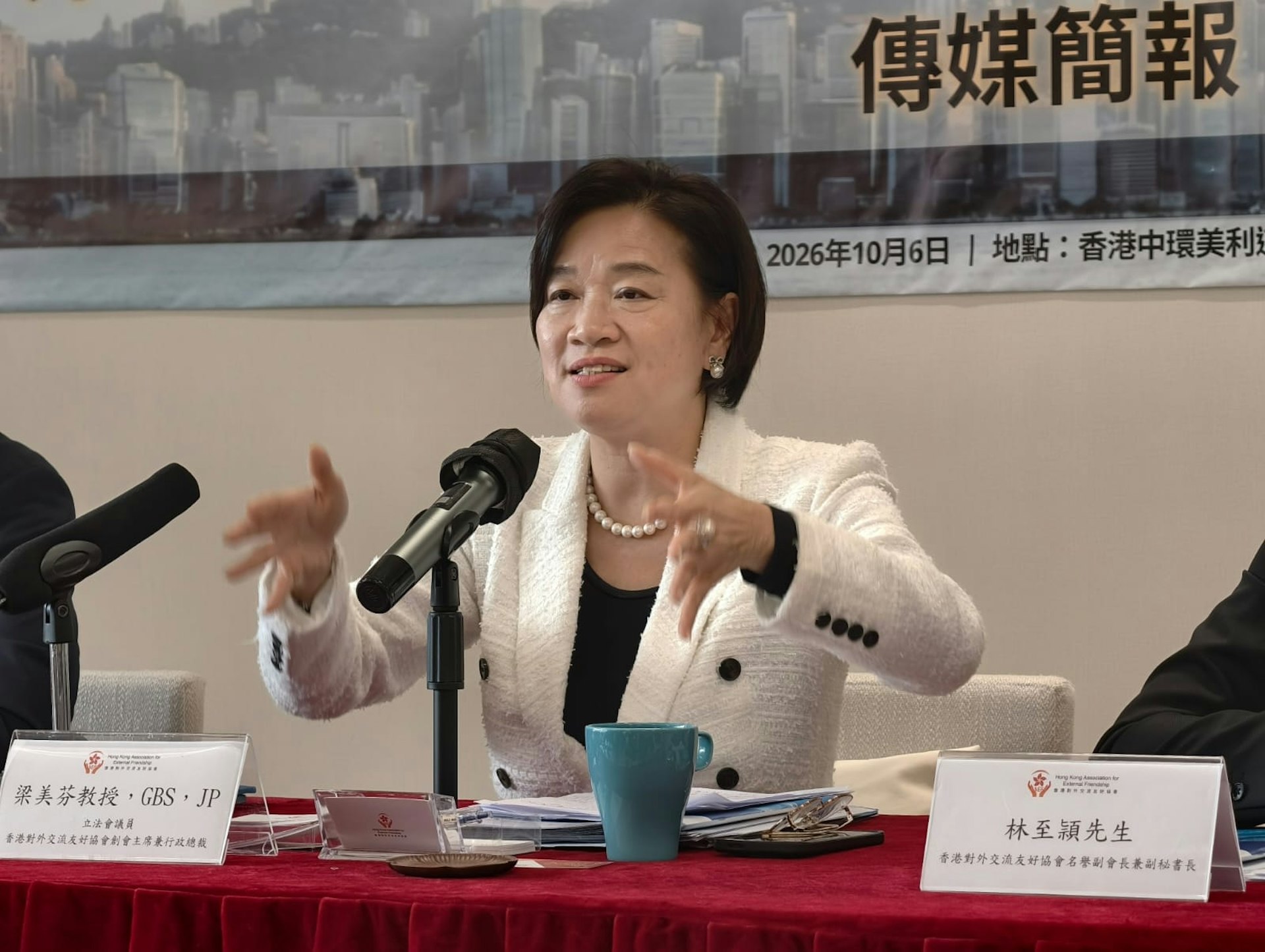 梁美芬表示,希望今年高峰會成果,能超越首屆,與更多海外大學簽訂MOU。