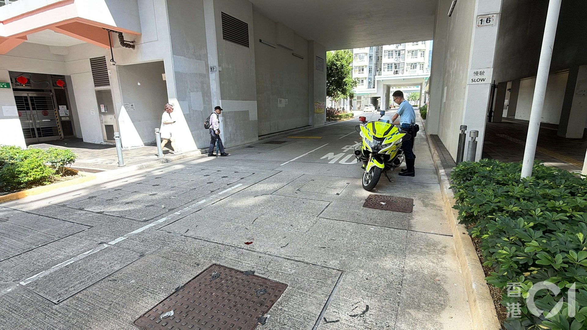 據報,騎單車男子受傷倒地陷入昏迷。