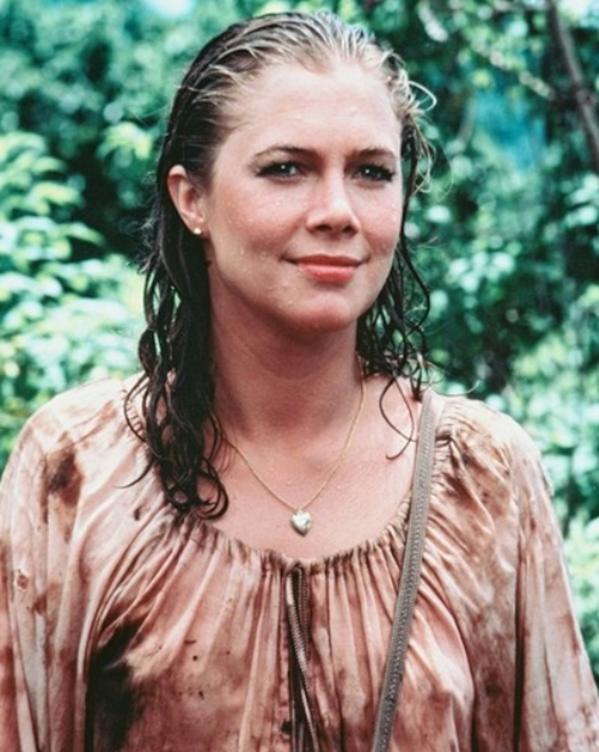 米高德格拉斯(Michael Douglas)與凱薩琳透納(Kathleen Turner)主演的《通天小子俏嬌娃》。(《Romancing the Stone》劇照)