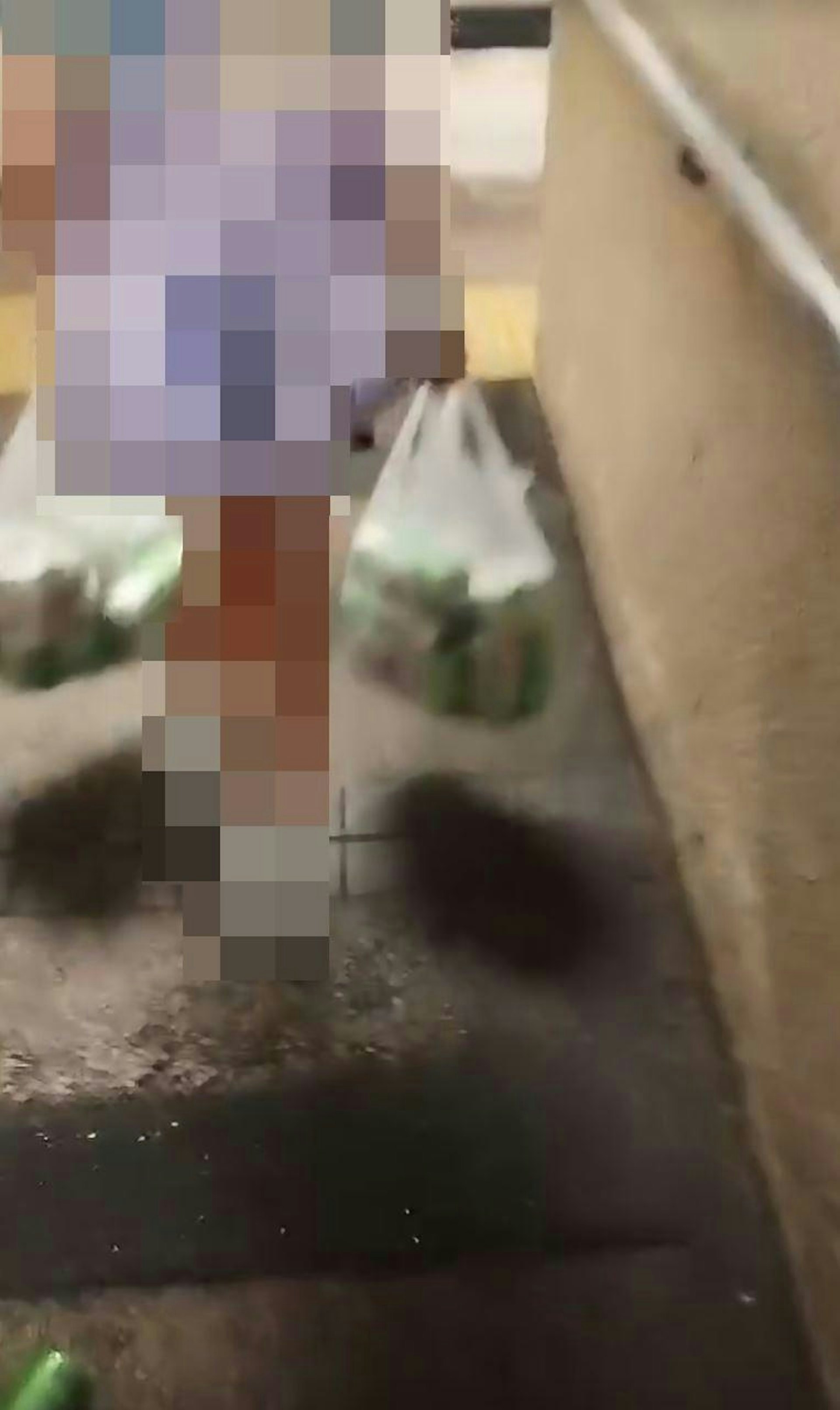 屯門富泰邨1名身穿校服女童,揹着破爛書包,雙手各持一大袋啤酒辛苦行走,而相信是父親的男子一度冷眼旁觀,引起全城關注。
