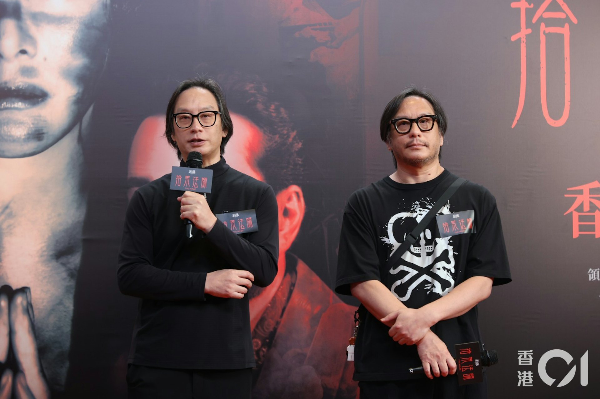 《拾荒法師》是導演彭順(右)及彭發(左),⾃13年前電影《逃出⽣天》(2013)後,再次以「彭⽒兄弟」這個品牌合導的作品。