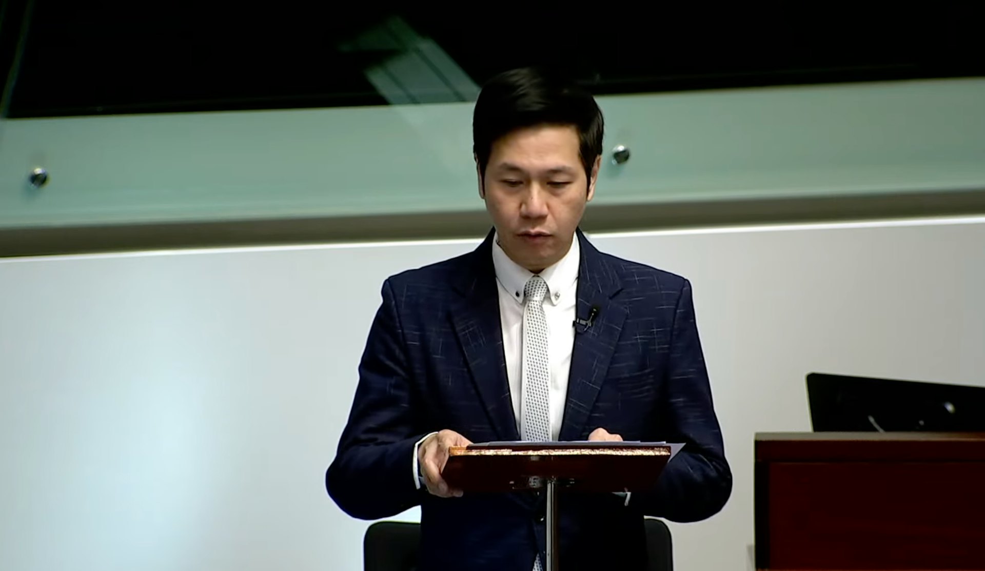 選委界議員吳傑莊。(立法會直播)
