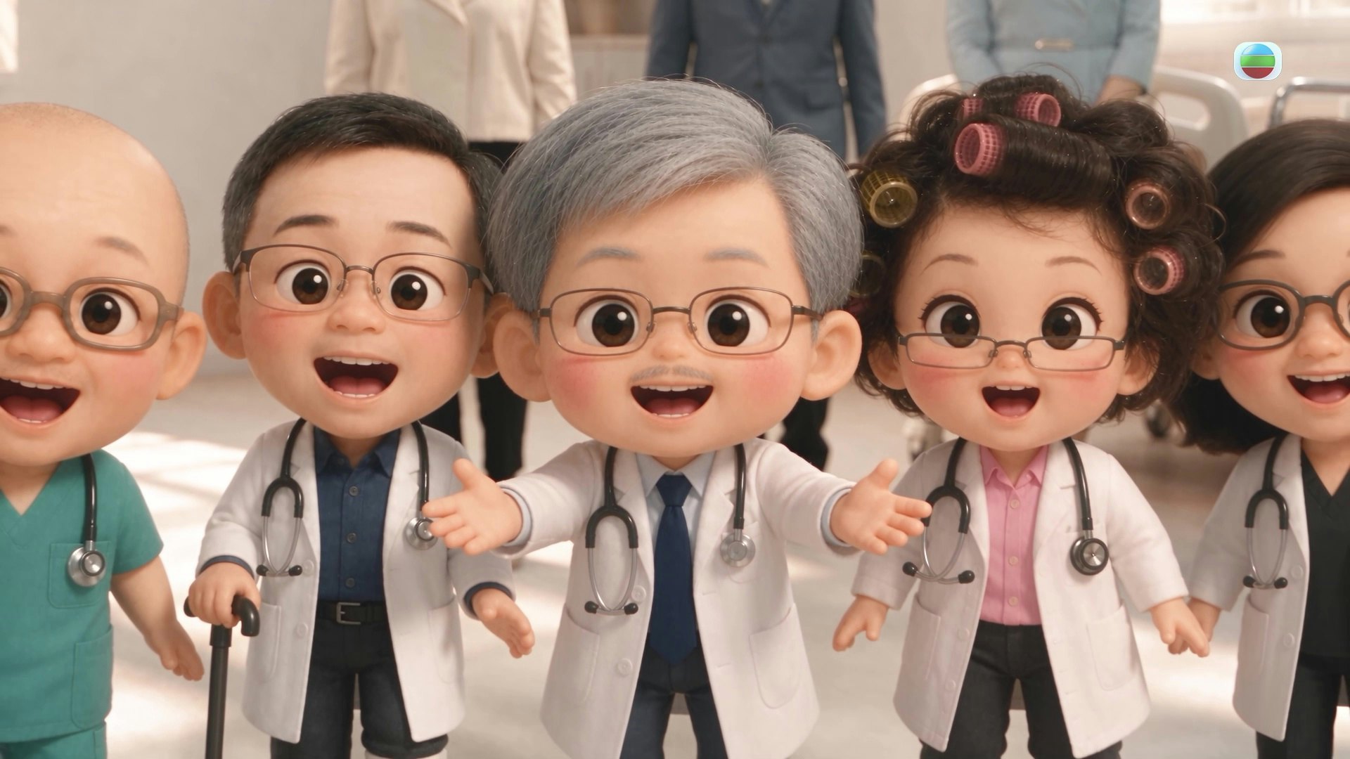 「Q版個案醫生」真係好Cute。