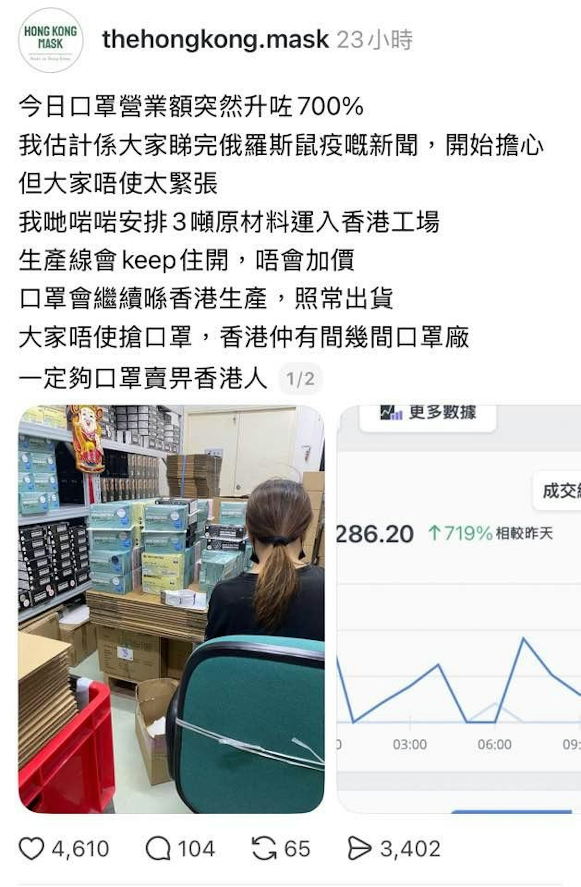 俄肺鼠疫疑雲引關注:港產口罩供應充足,商家承諾不加價 俄肺鼠疫疑雲引關注:港產口罩供應充足,商家承諾不加價