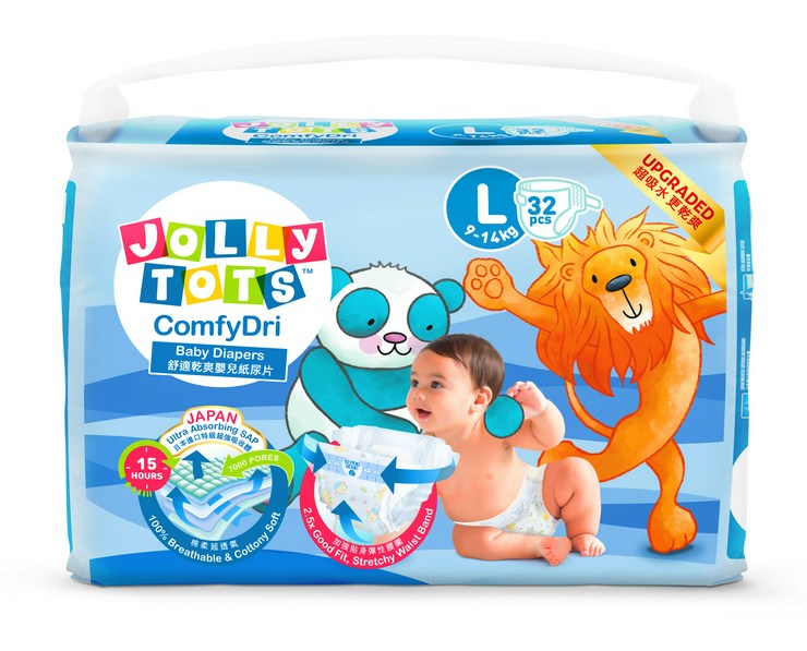 最便宜的產品為內地製「JOLLY TOTS Comfy Dri Baby Diapers」,平均每片售價僅約$1.5。
