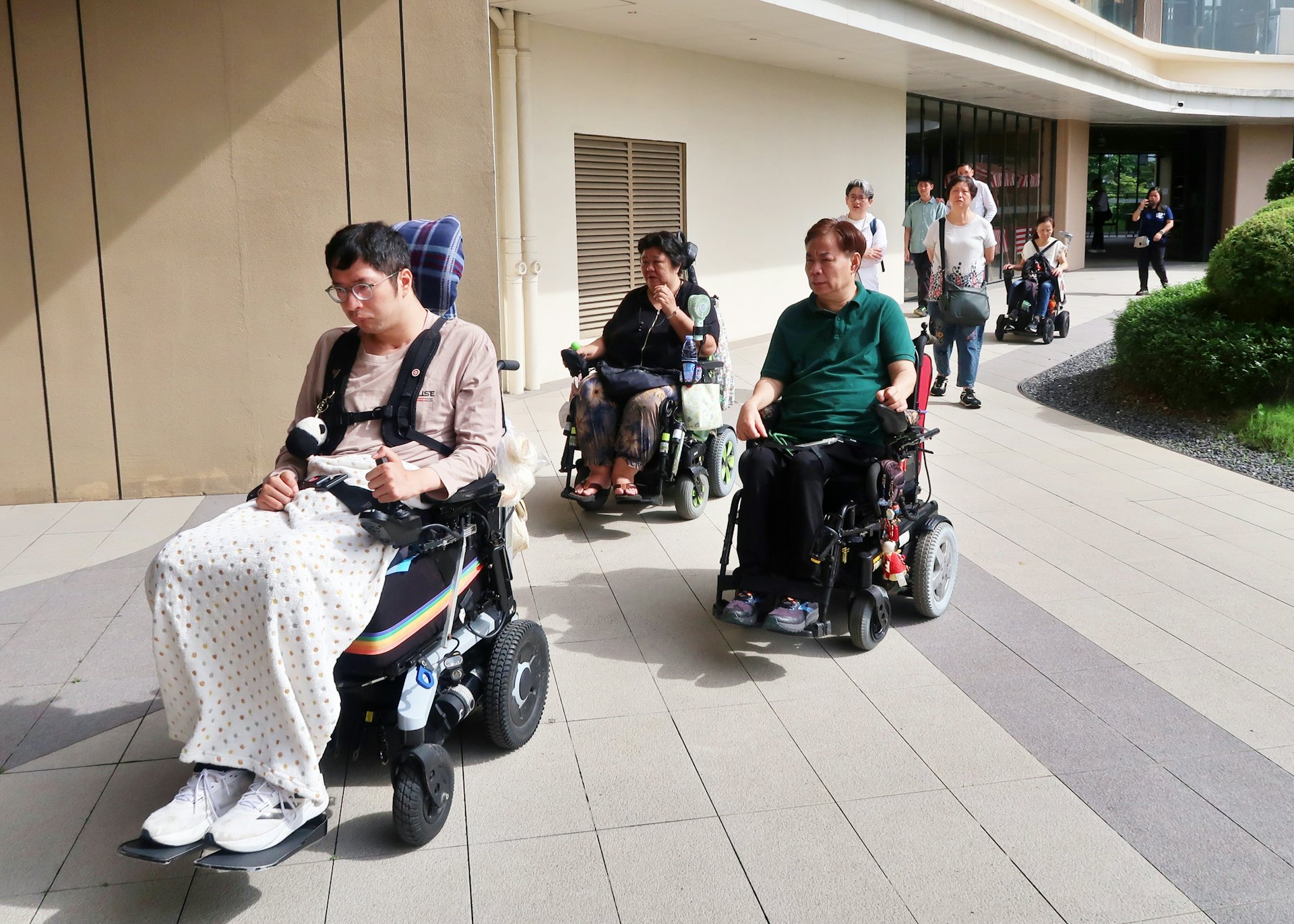 立法會社福界議員陳文宜於9月初與殘疾人士及照顧者一同到位於深圳鹽田、佛山順德及惠州澳頭的3間院舍參觀及試住。圖為佛山市順德區和泰安養中心院舍內的環境。