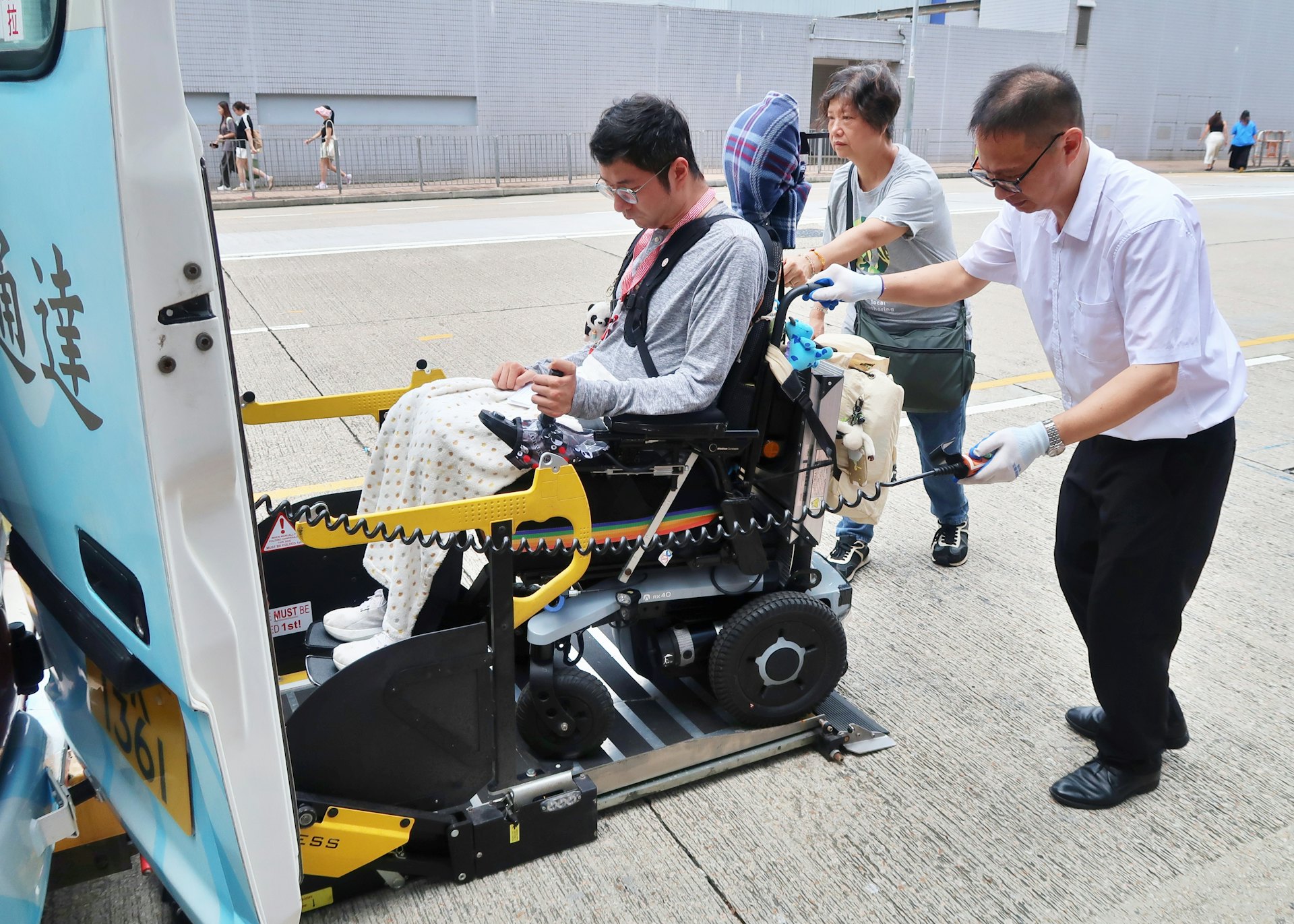 陳文宜也倡議當局建立由口岸直達灣區院舍的無障礙穿梭專車,提供點對點無障礙交通。