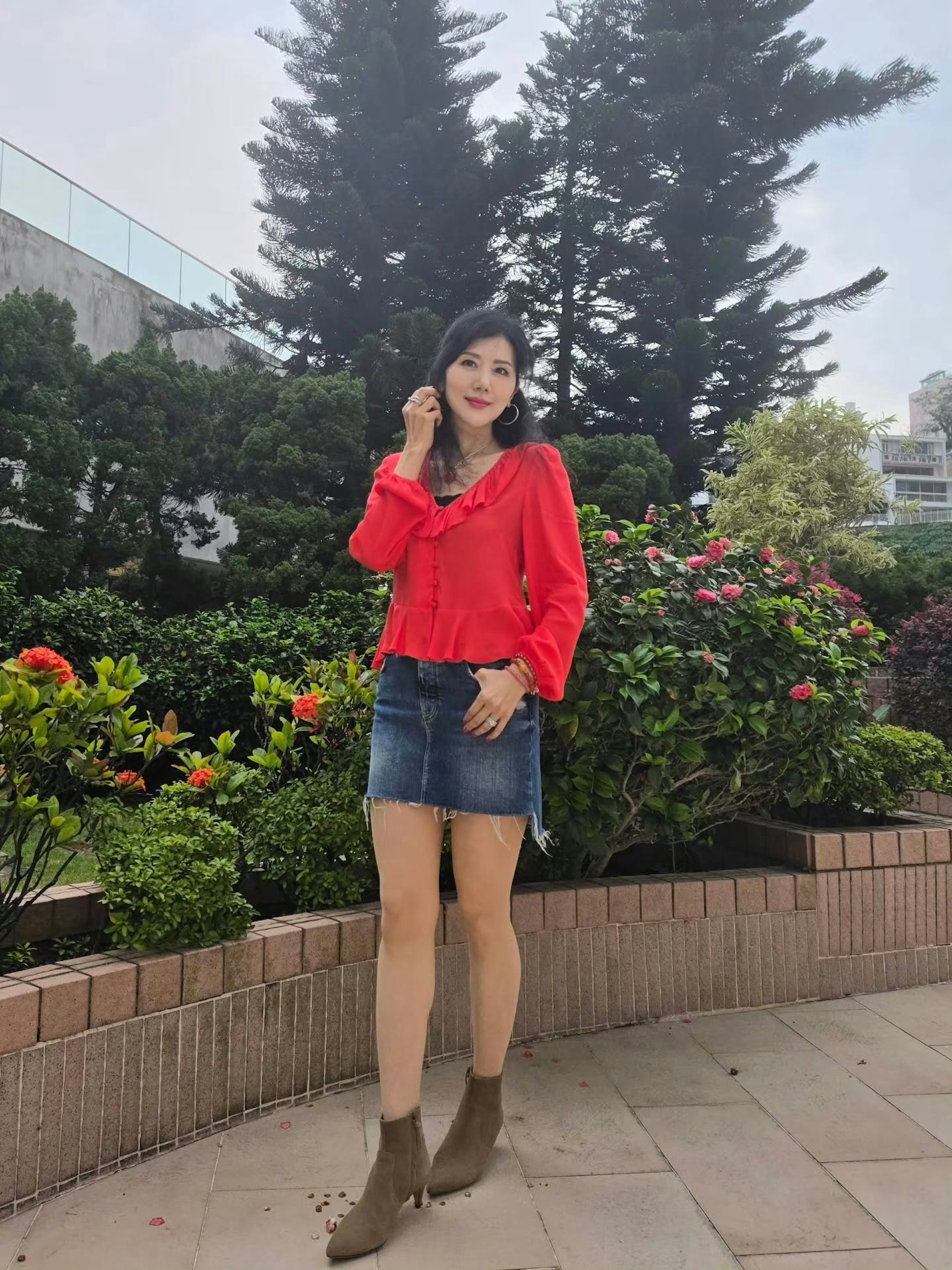 豪宅花園。(IG@donnachu12)