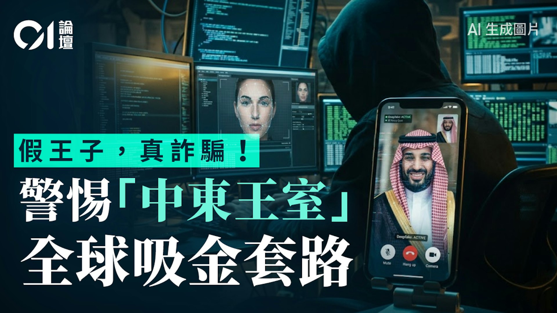 警惕「中東王子」跨國投資騙局:拆解AI深偽與高仿富豪的運作手法 警惕「中東王子」跨國投資騙局:拆解AI深偽與高仿富豪的運作手法