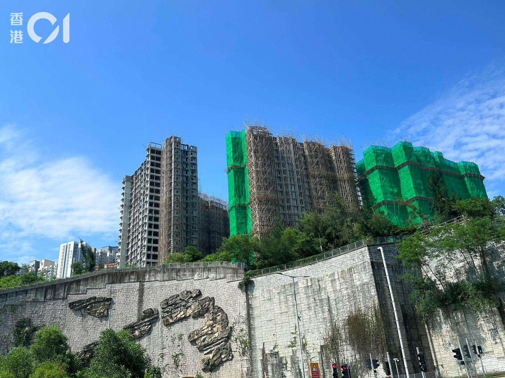 長實(1113)觀塘安達臣道項目首置盤(港人首置上車項目)。圖攝於2026年10月份。(香港01相片)