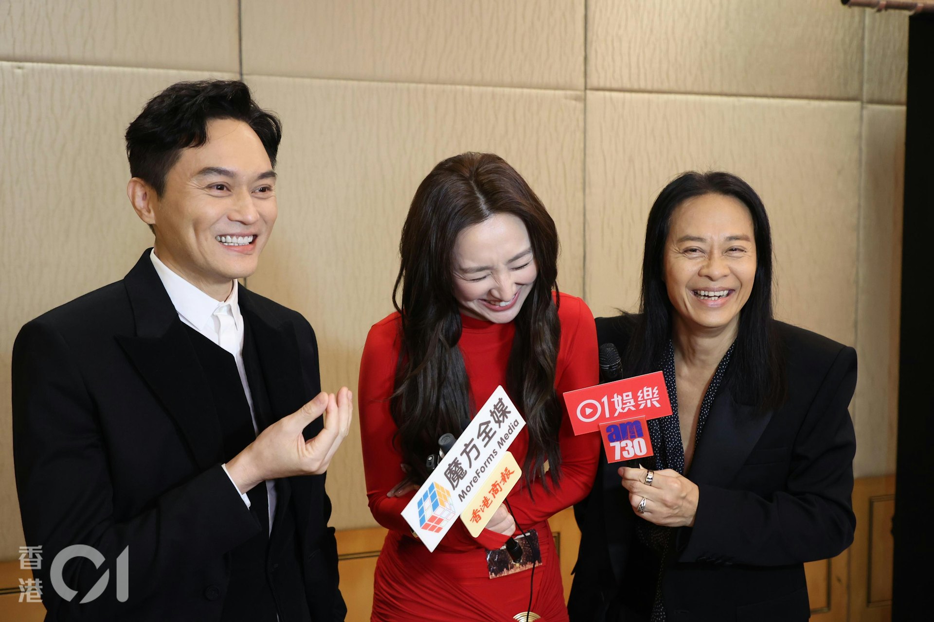 談到他跟Chilam自《衝上雲霄II》再合作,Chilam:「佢係我嘅吉祥物,有佢啲收視都會好!」