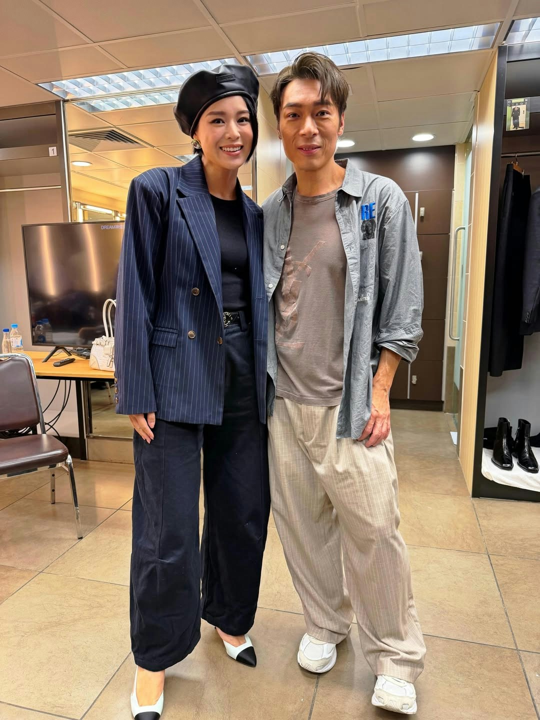 《肥田囍事》戴喜肥田相隔20年再同框。(IG@myoliemyolie)