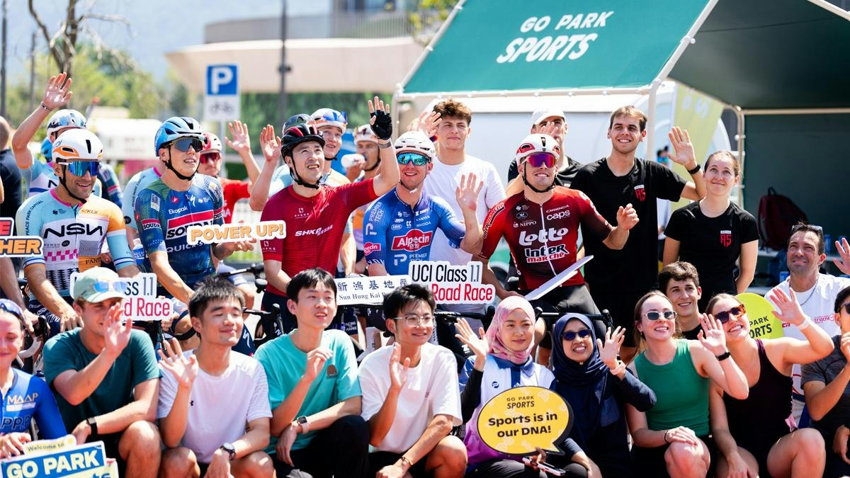 UCI世界級車手現身西沙GO PARK 準備新地香港單車節
