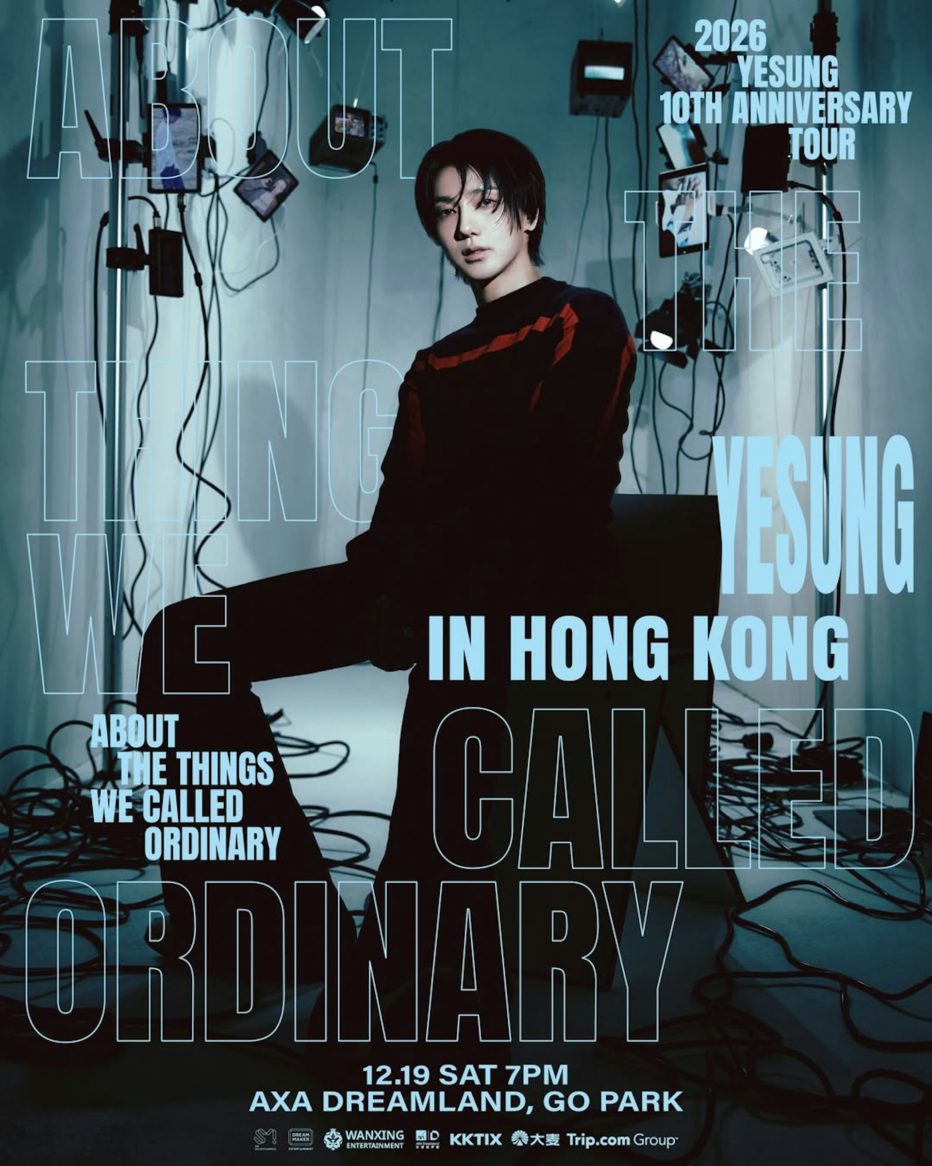 《2026 YESUNG 10TH ANNIVERSARY TOUR - ABOUT THE THINGS WE CALLED ORDINARY IN HONG KONG》演唱會海報(IG@wanxing.mo.ltd)