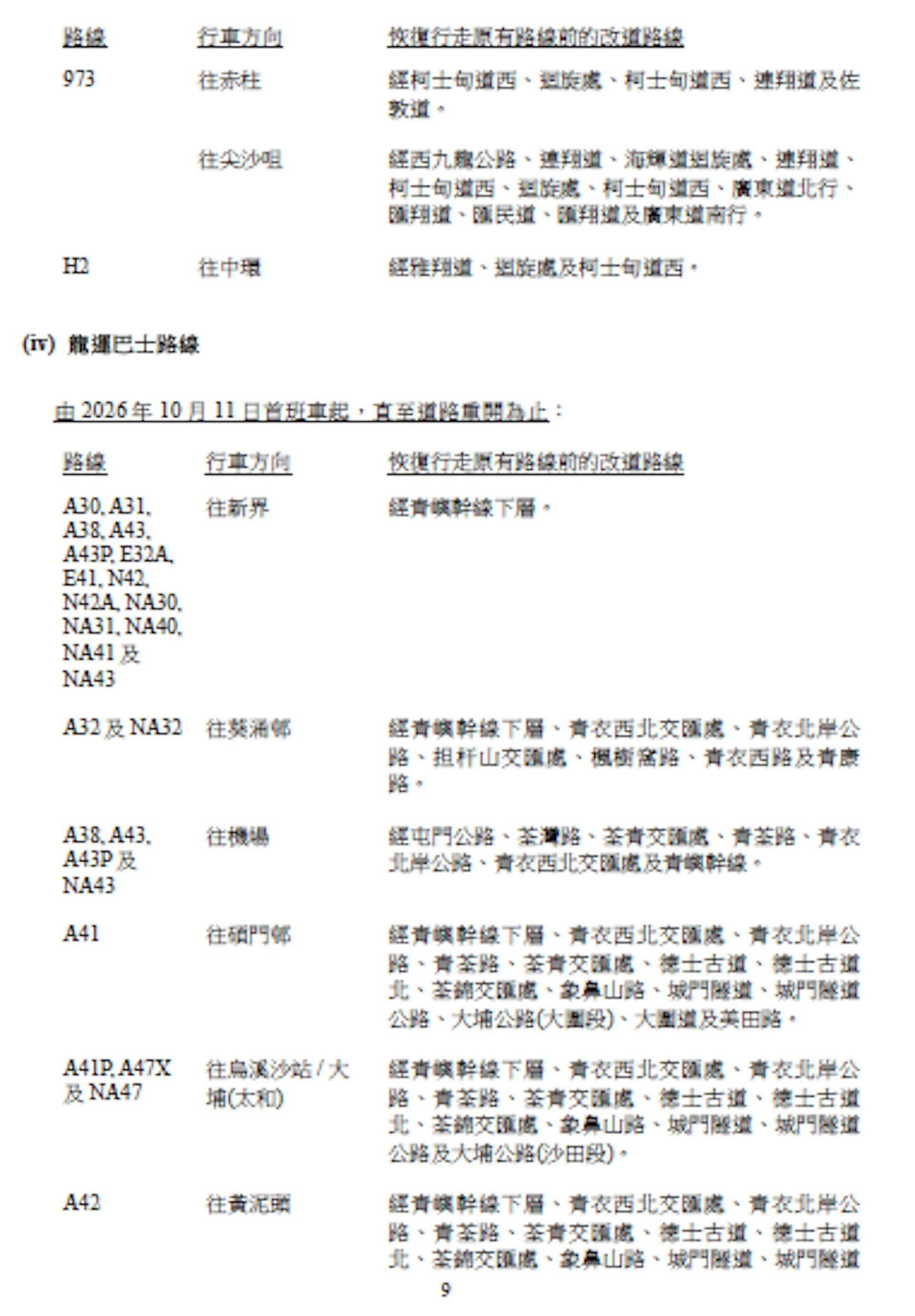 單車節日舉行,部份專營巴士將會改道。