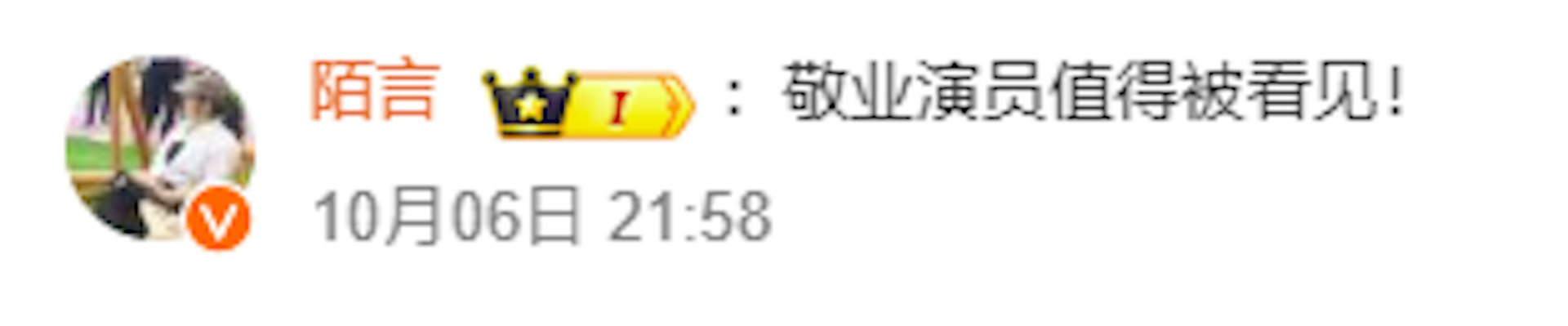 支持者紛紛為譚松韻的專業態度點讚。(微博截圖)