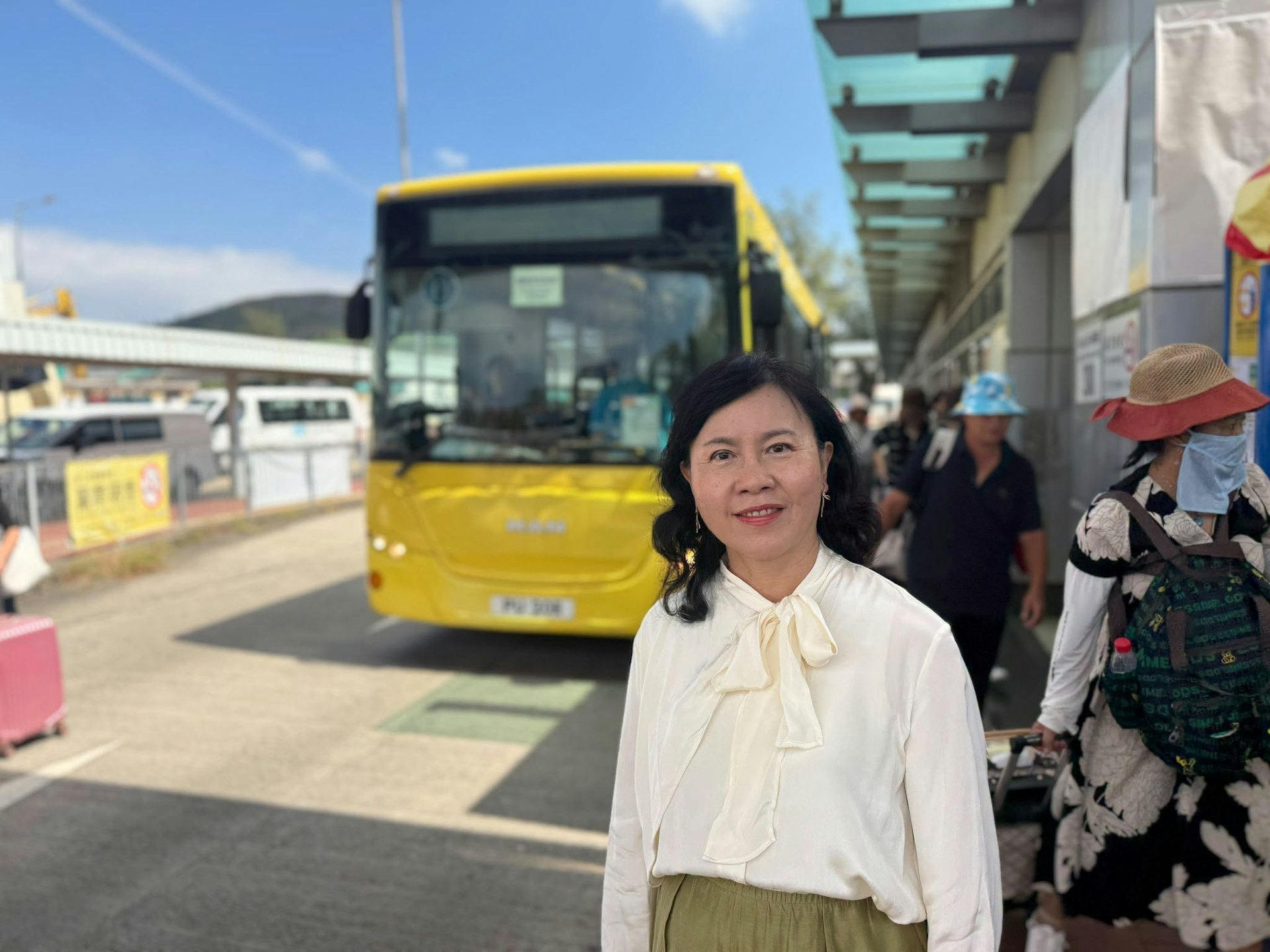 2026年10月11日,運輸及物流局局長陳美寶說會好好利用功能轉變的「皇巴站」,配以新的專營巴士路線。(運輸及物流局FB)