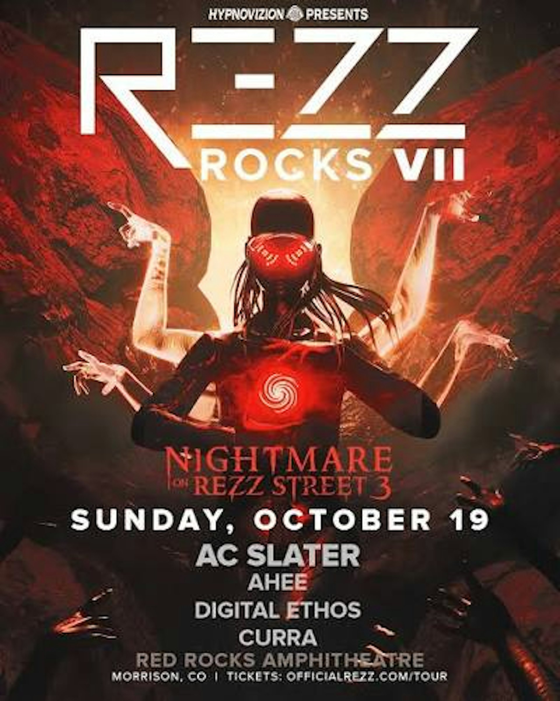 將2025年Red Rocks演出化成《Nightmare on Rezz Street 3》。