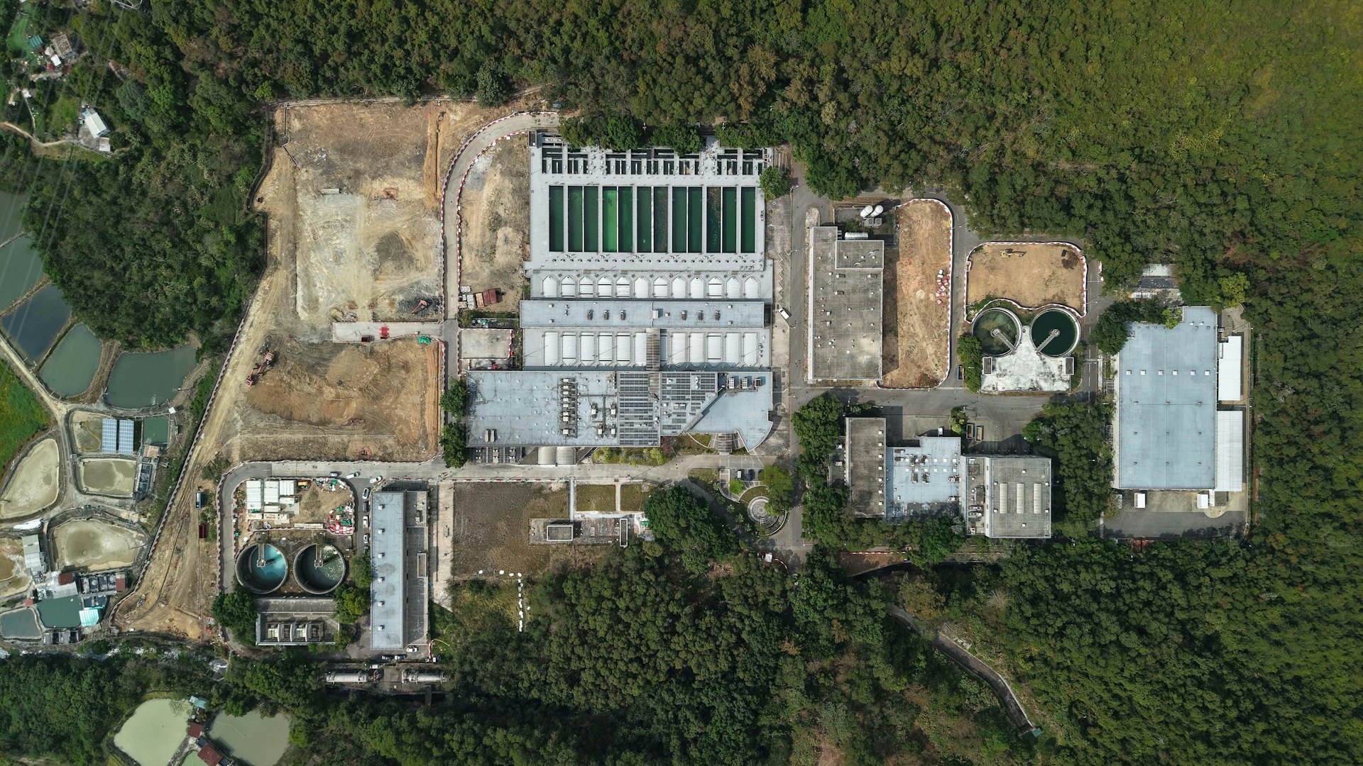牛潭尾濾水廠擴建工程現正進行中