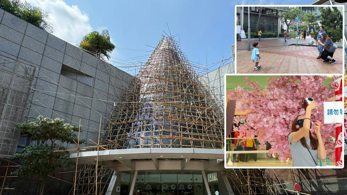 天水圍+WOO嘉湖竹棚搭建獲讚譽為登峰之作 吸引巿民驚嘆打卡