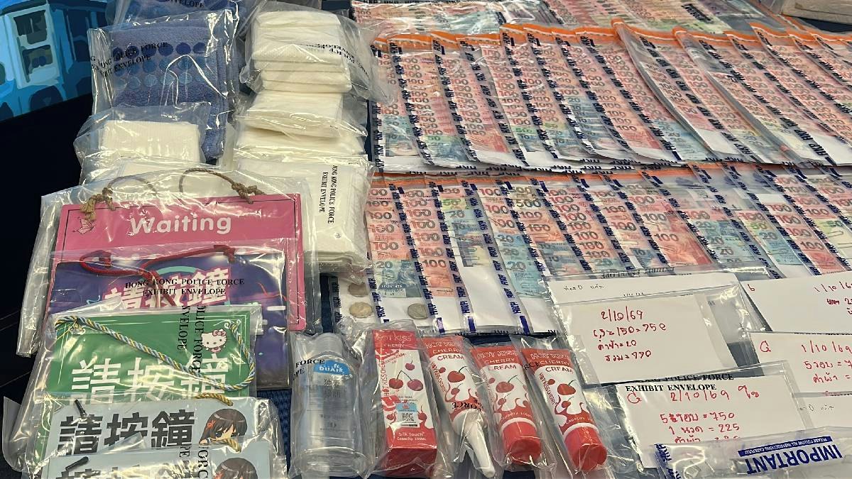 警破跨國賣淫集團拘20人 揭30次無償性服務始分帳 肉金被抽一半