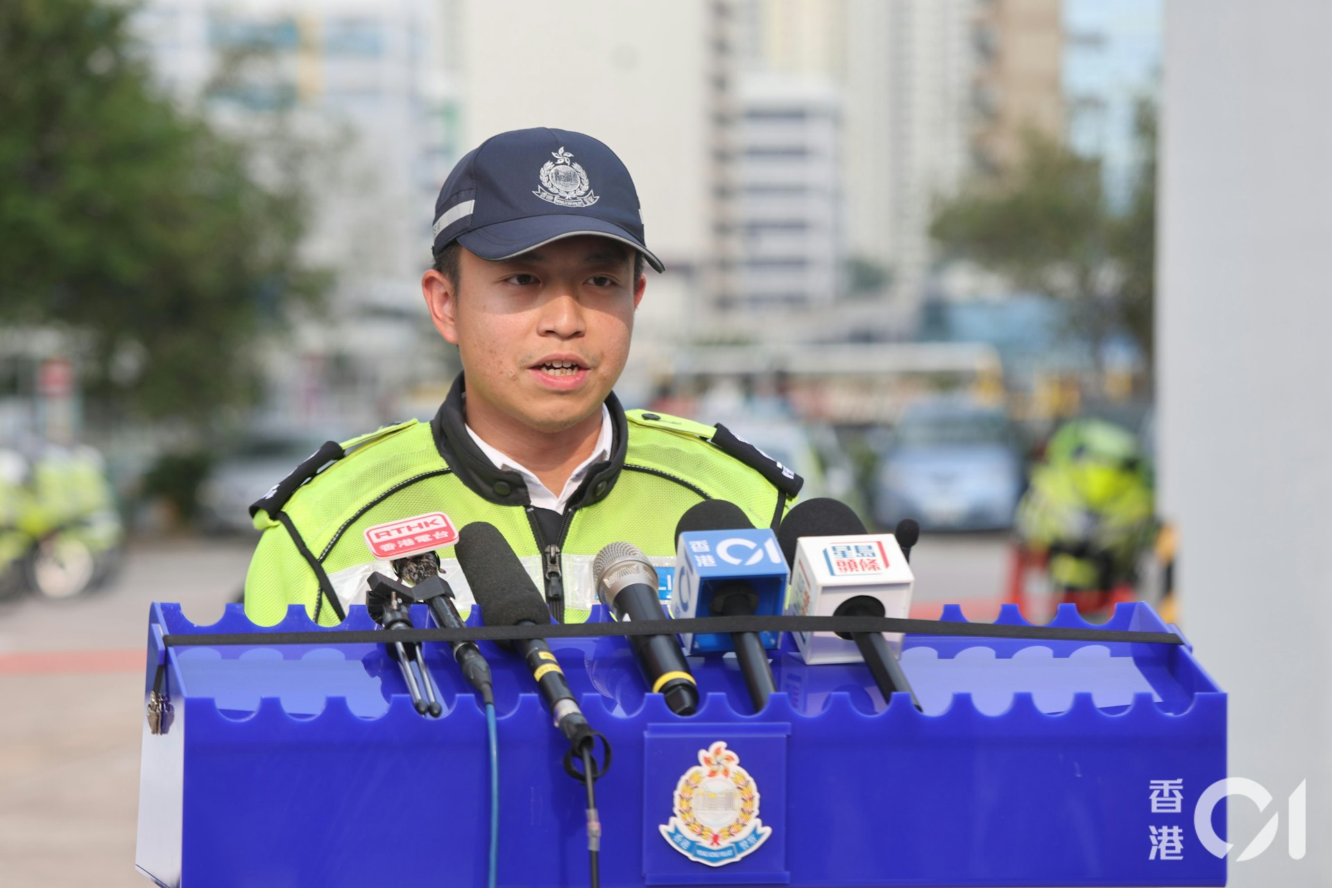 警方東九龍總區交通部高級督察潘俊豪交代案件。