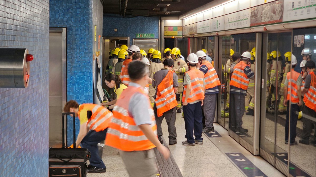 港鐵藍田站路軌火|據悉路軌轉接器疑短路起火 火警原因無可疑