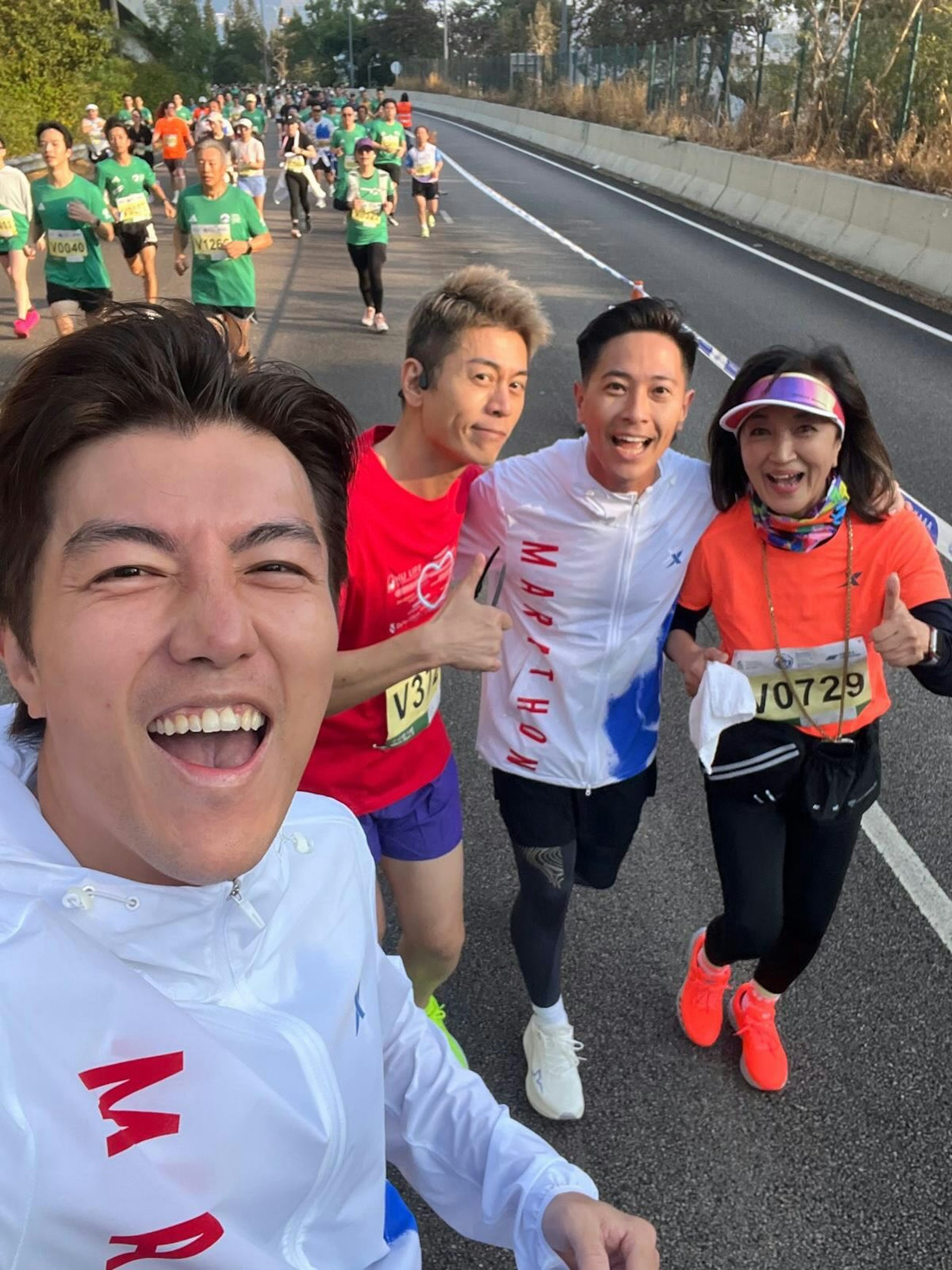 连续三年成为渣马跑手。(IG/@ma_helen_ma)