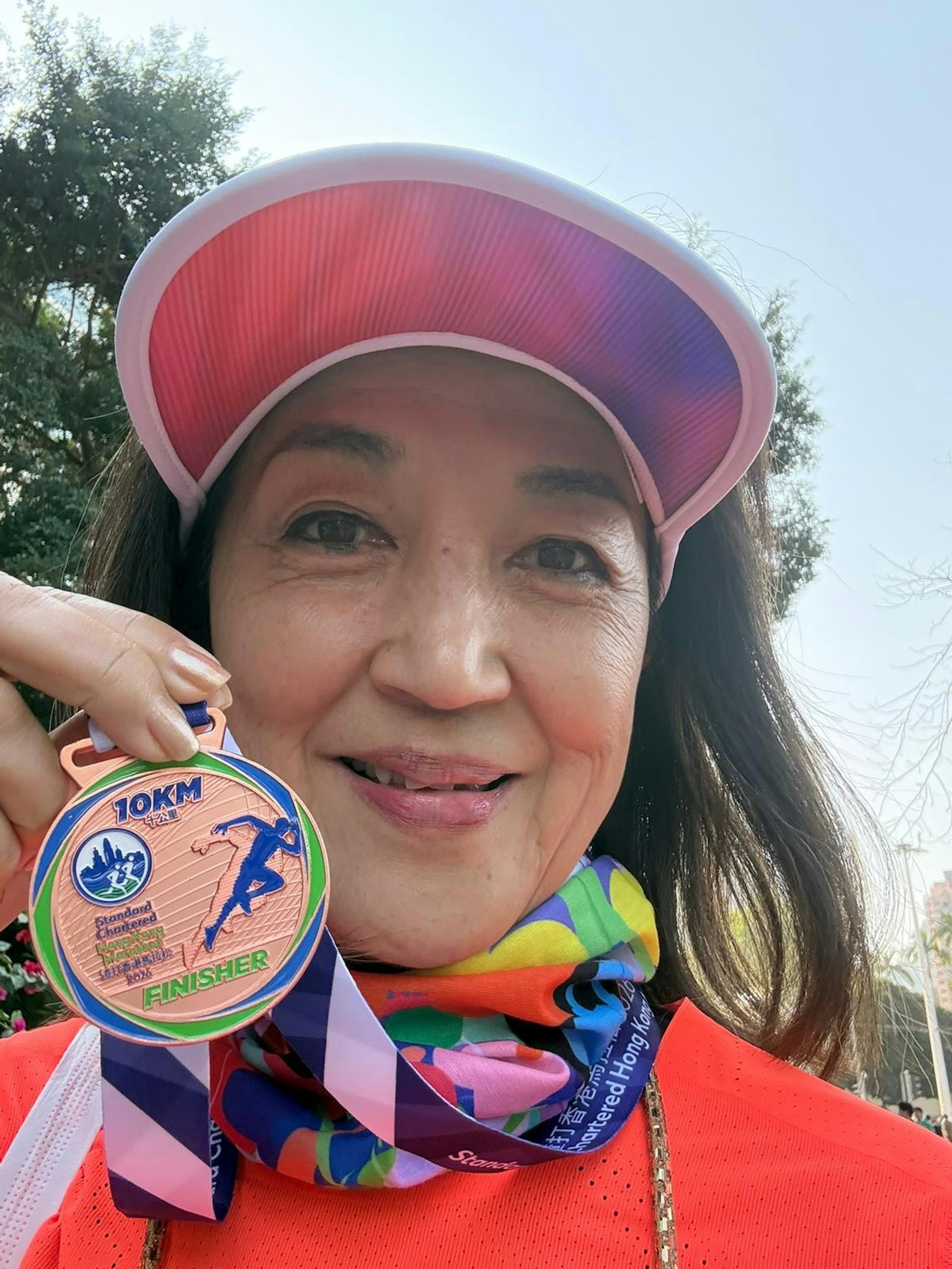 连续三年成为渣马跑手。(IG/@ma_helen_ma)