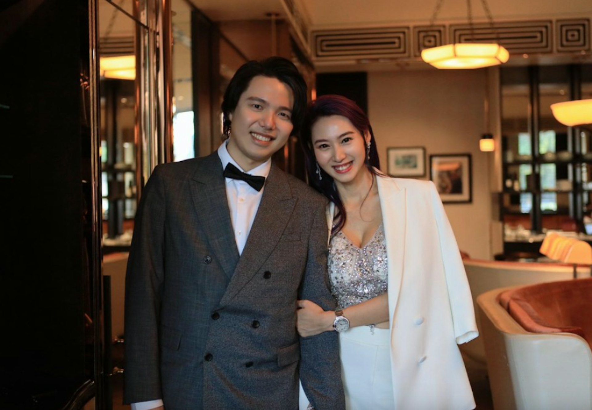 庄韵澄与前经理人吕成忠离婚后闹不和。(IG@xeniachong)