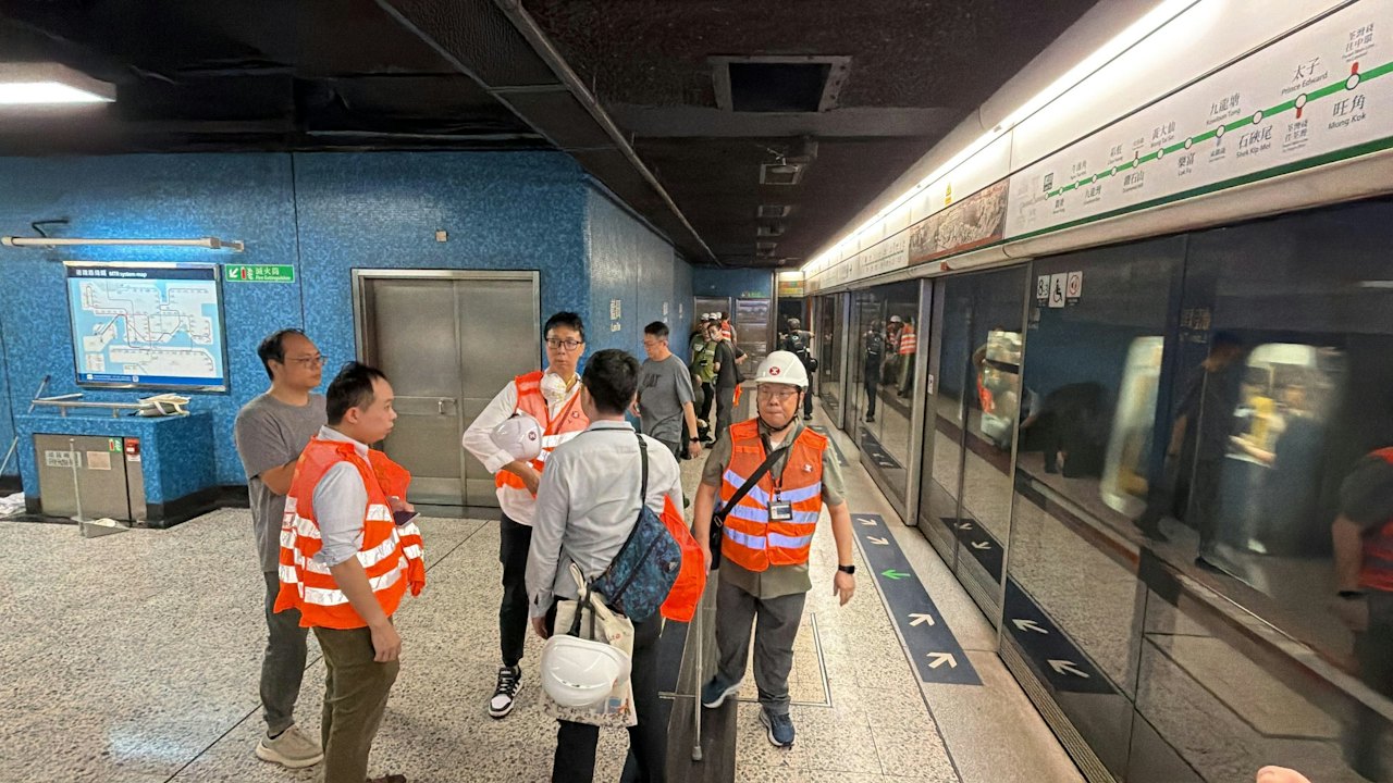 藍田站月台冒煙.直播|連續兩日繁忙時段故障 港鐵交代事件