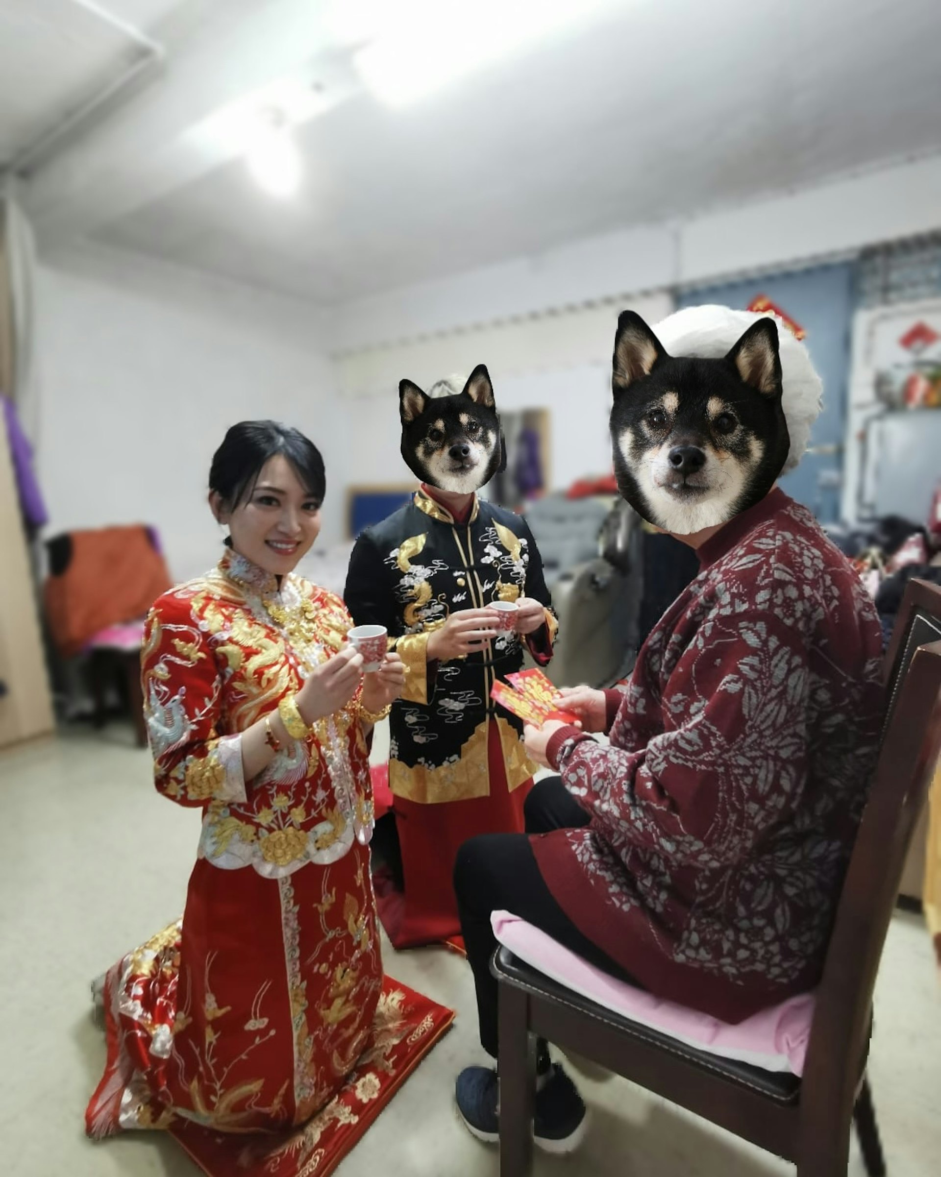 内田真由美丈夫疑似居住在公屋。(IG@mayumi_mmm)