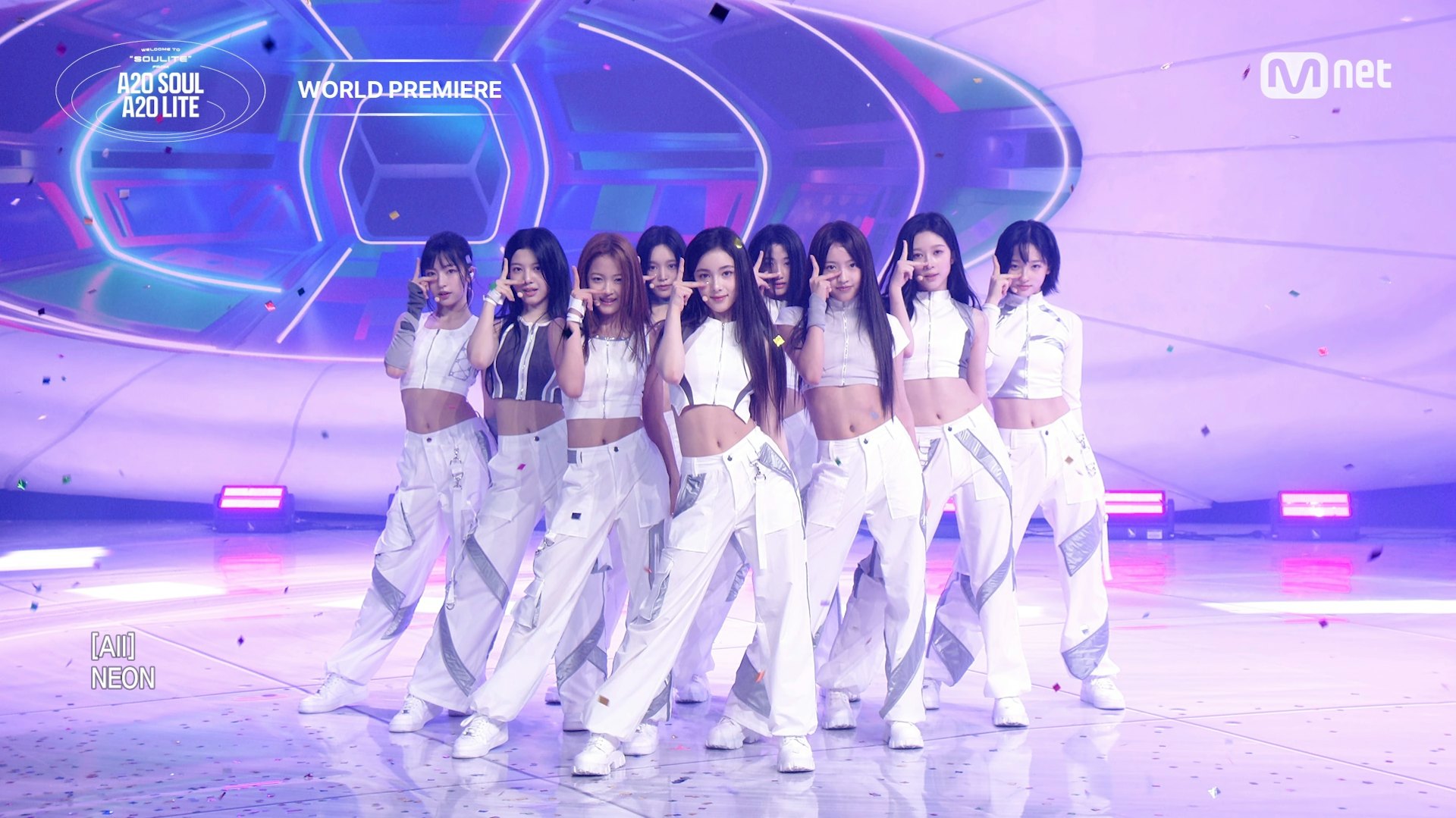 全新9人女子组合「A2O LITE」。(YouTube@A2OLITE)