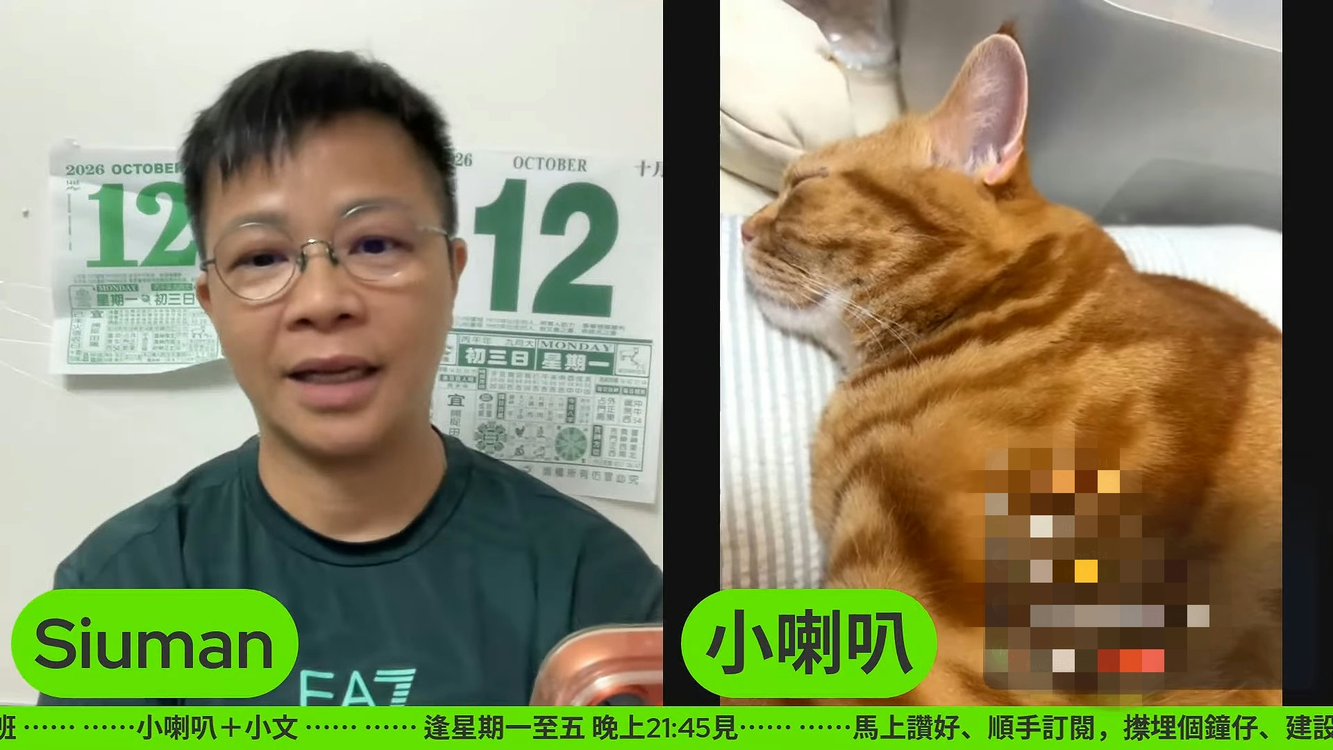 潘小文称娱乐圈人走茶凉,梅艳芳家属求助无门。(直播截图)