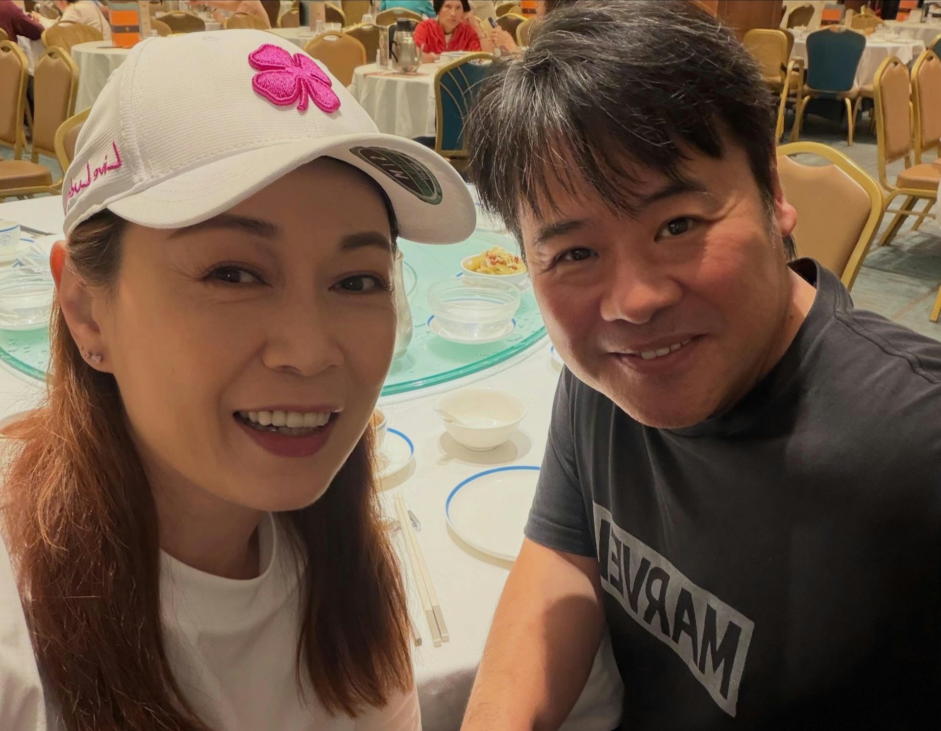 姚莹莹与韦家雄,两人依然是TVB艺人。(Threads@姚莹莹)