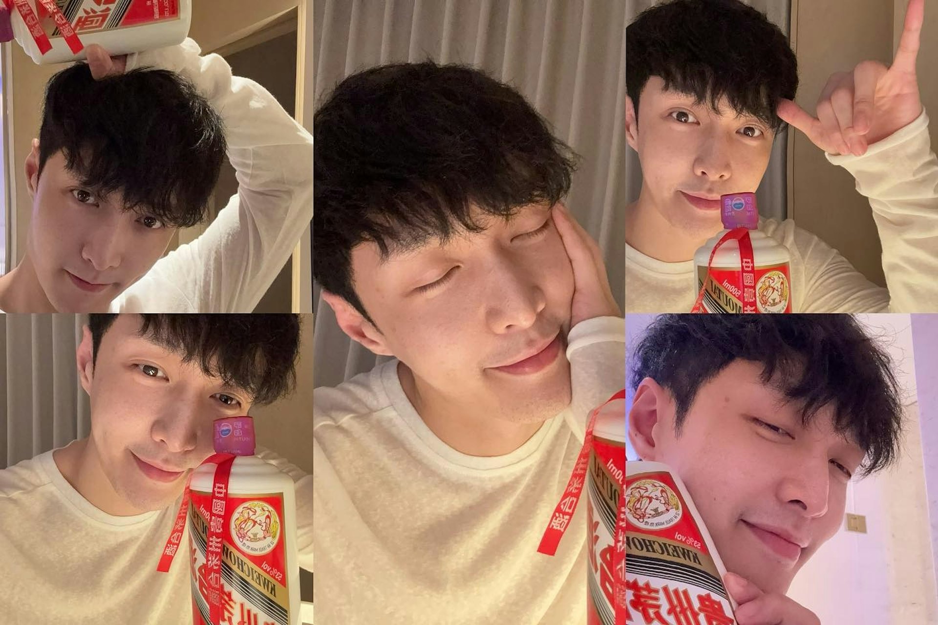 中国男星张艺兴。(IG@layzhang)