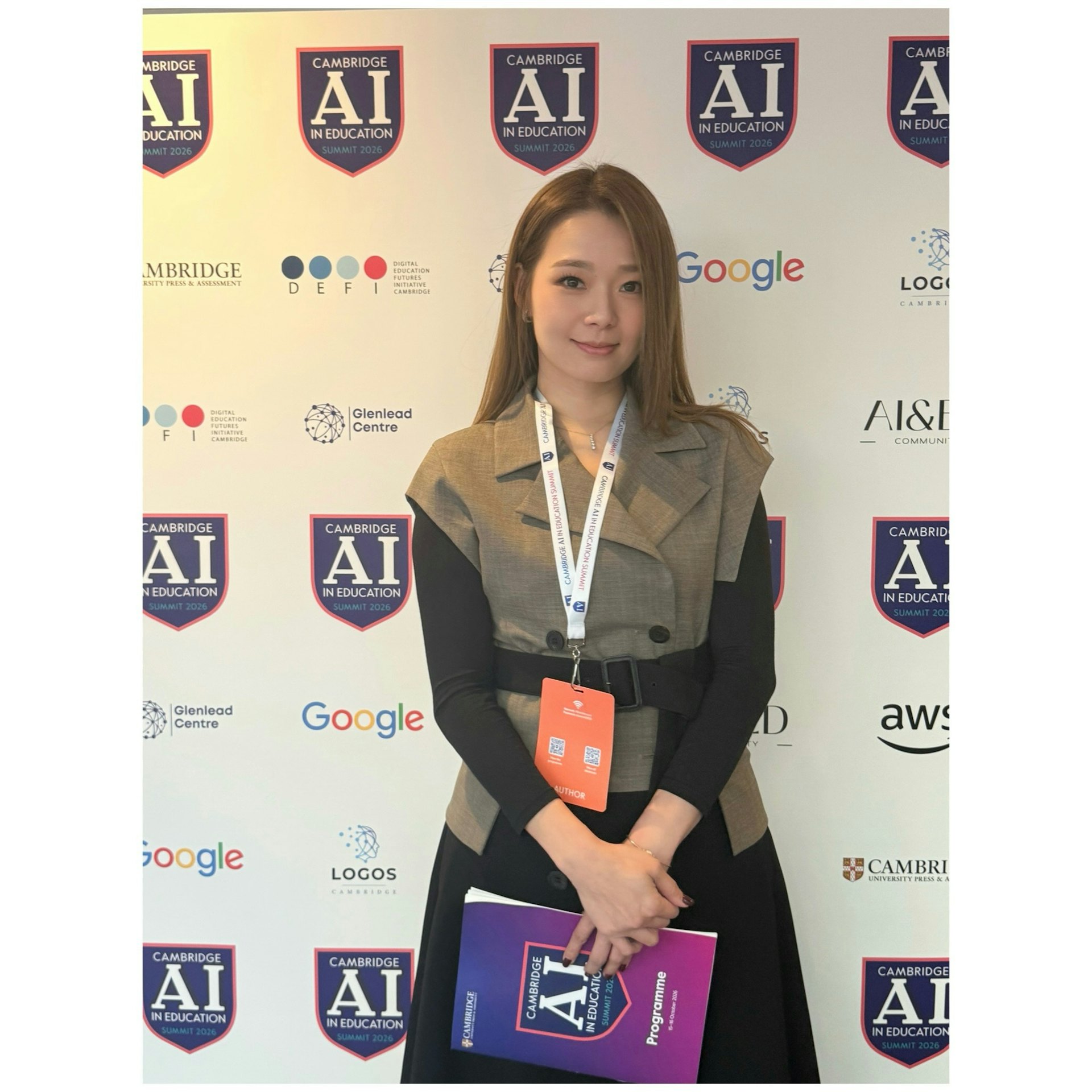 (IG@konniecrab)吕慧仪以公司执董身份发表AI演说。