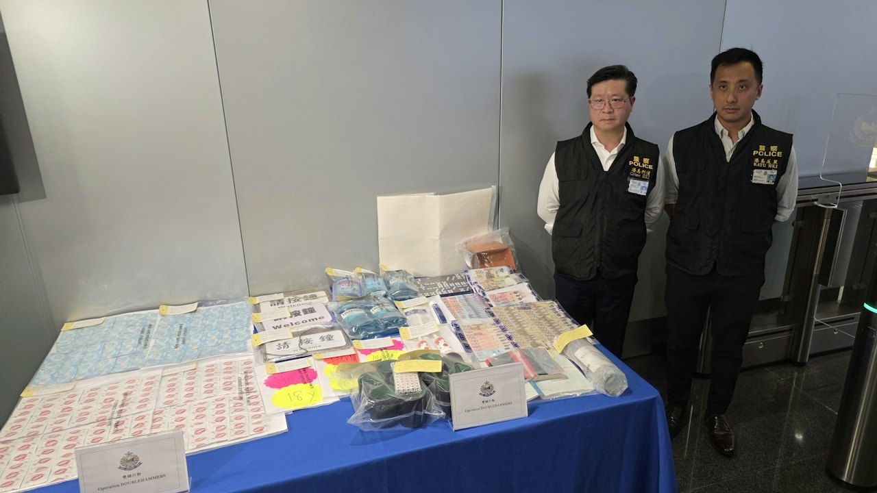 警嚴打黑幫黃賭毒拘53人 搗賣淫會所公屋毒窟 性工作者來自歐亞