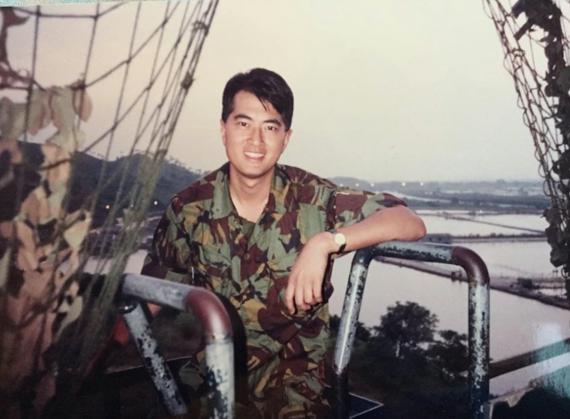 邓梓峰入行前曾做军人。(IG@patrick_dunn_official)