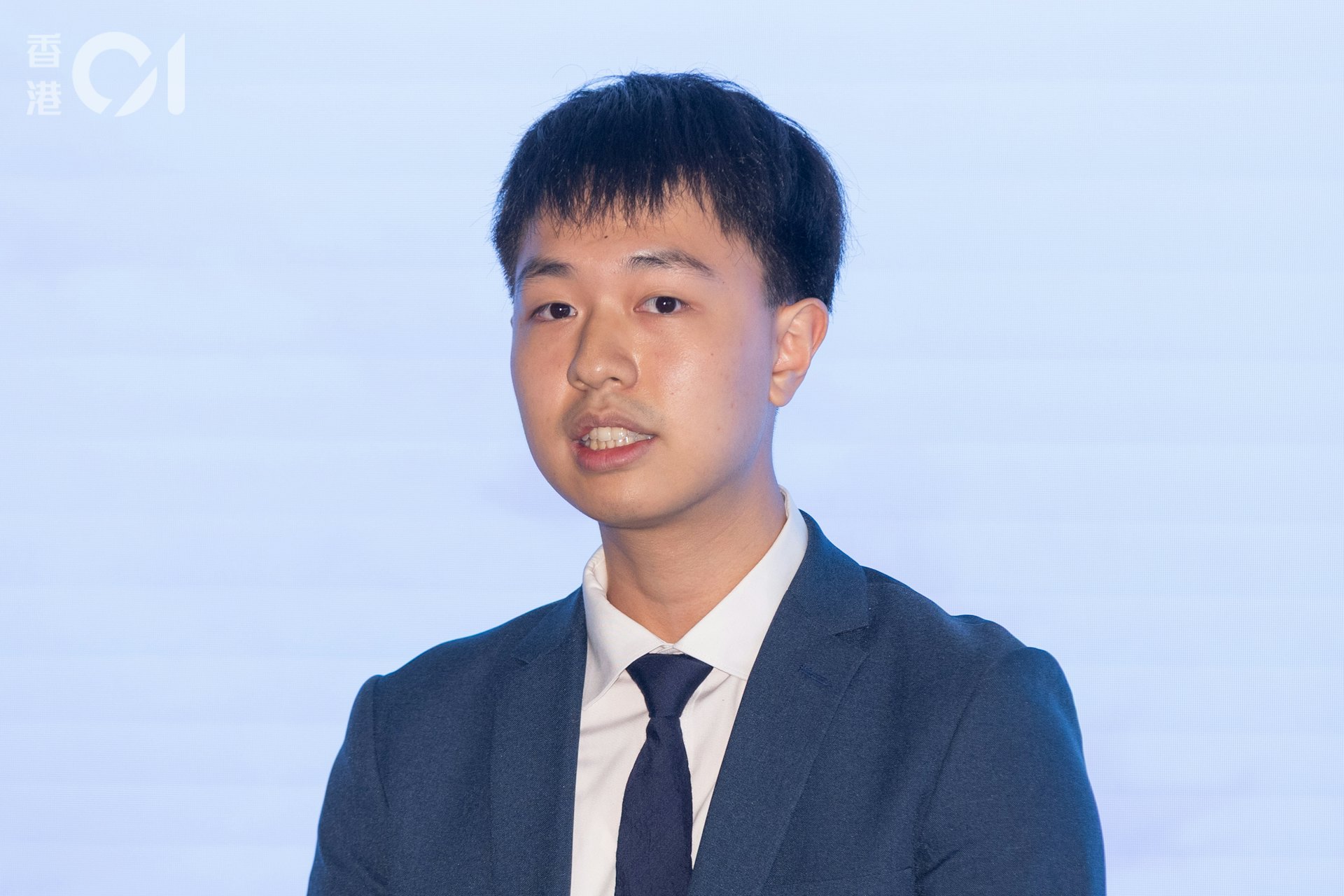 今届学生代表、中大医学院学生刘浩宏。