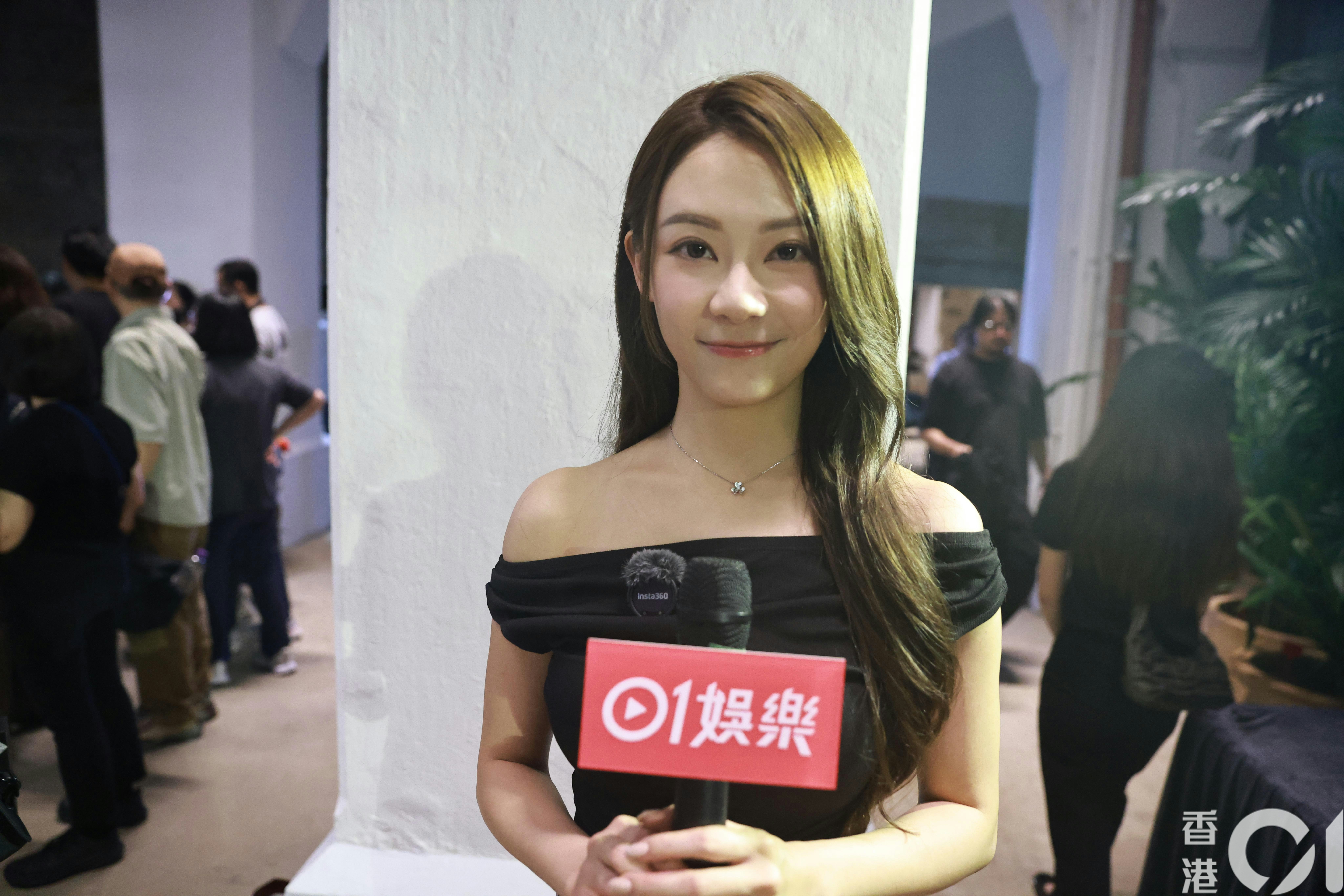 香港01の取材に応じる葉蒨文（Sophie）