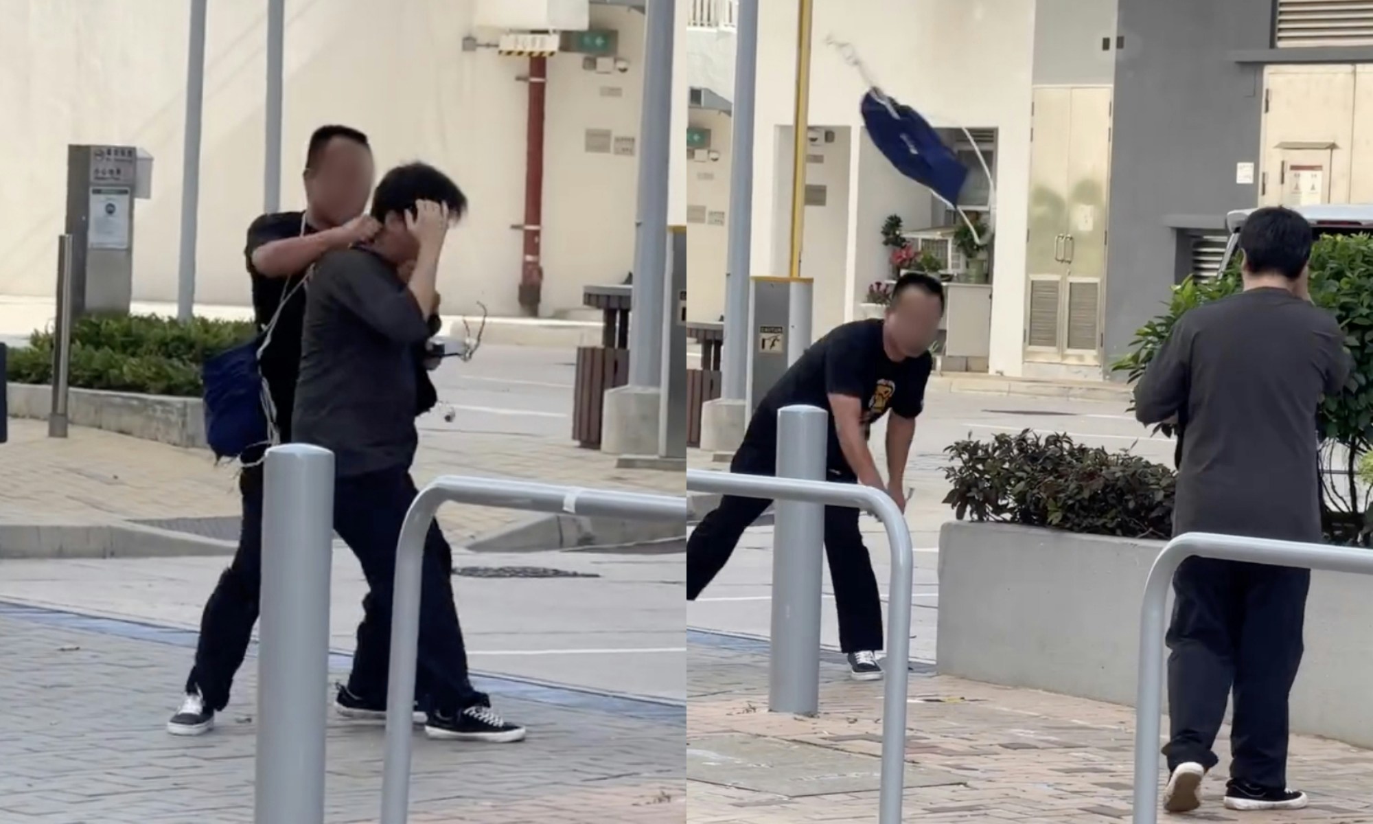 沙田MMA|躁漢疑駕車上行人路 男子影罪證遭掟袋狂毆 雙雙被捕