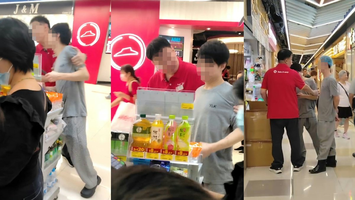 有片︱屯門灰衫男便利店偷竊 被店員斷正 疑非初犯累偷$500貨物