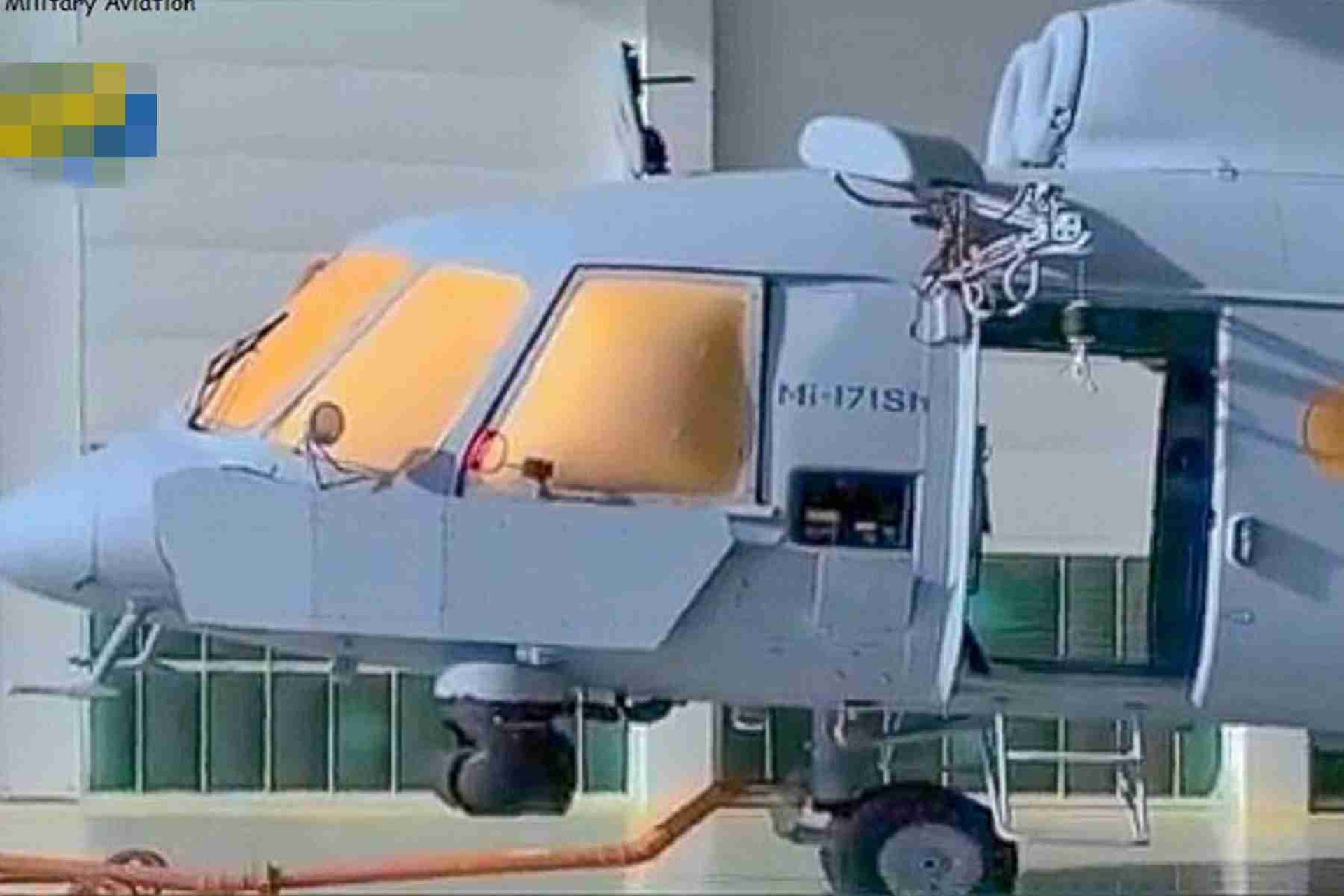 中國軍方訂購的Mi-171Sh新型運輸直升機曝光,圖為該機型機頭。(微博@鼎盛huitong) 中國軍方訂購的Mi-171Sh新型運輸直升機曝光,圖為該機型機頭。(微博@鼎盛huitong)