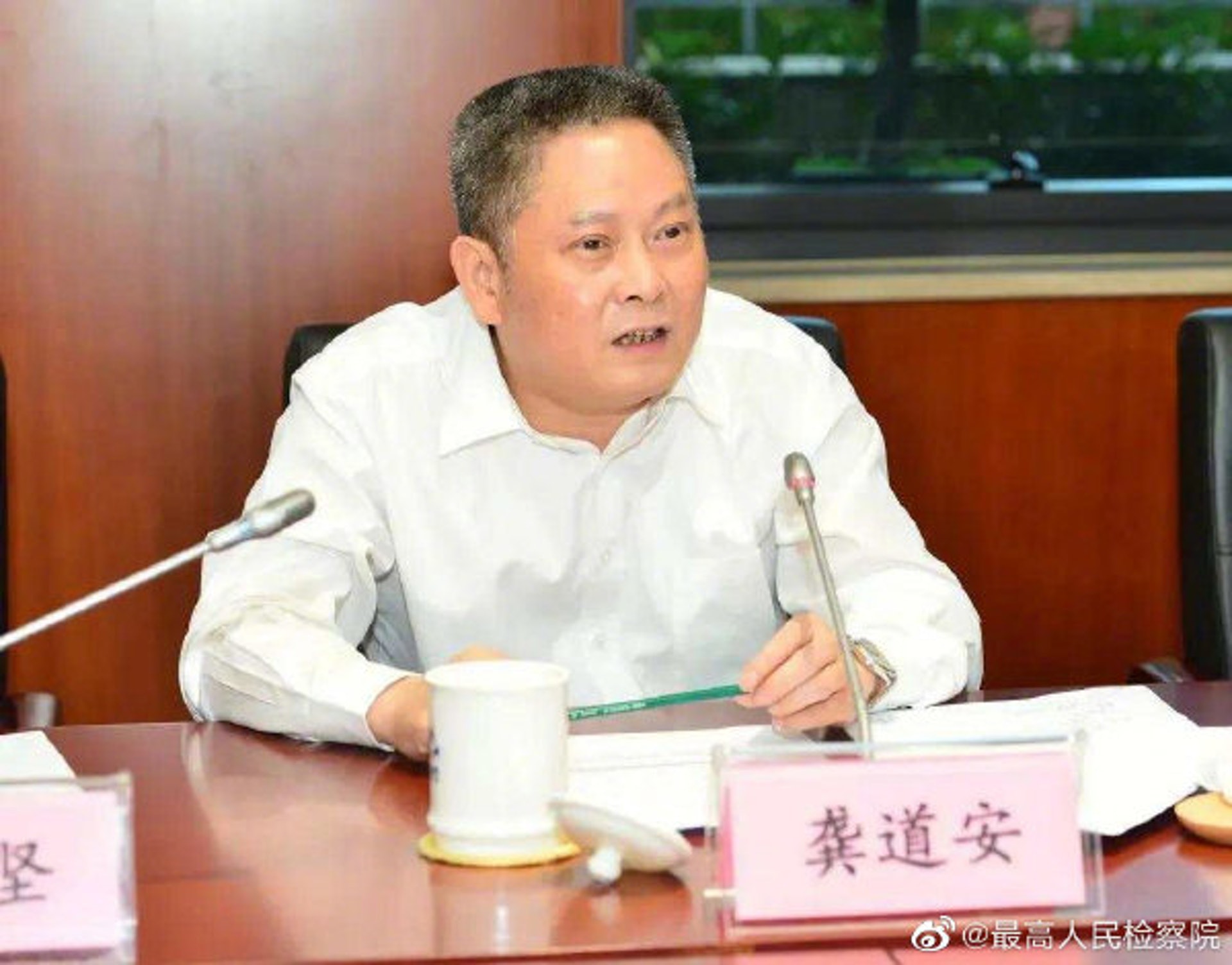 2020年8月18日,上海市副市長、公安局局長龔道安被查,其是今年中國公安系統落馬的第三「虎」。(微博@最高人民檢察院) 2020年8月18日,上海市副市長、公安局局長龔道安被查,其是今年中國公安系統落馬的第三「虎」。(微博@最高人民檢察院)