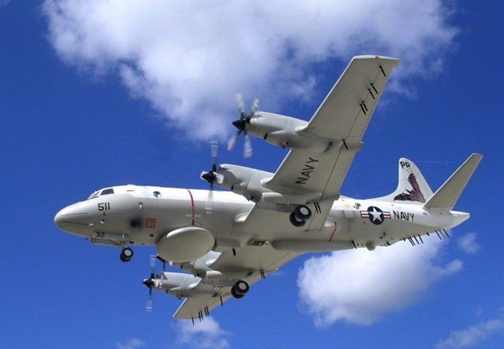 EP-3E電子偵察機是美國海軍最先進的電子偵察機之一。(微博) EP-3E電子偵察機是美國海軍最先進的電子偵察機之一。(微博)